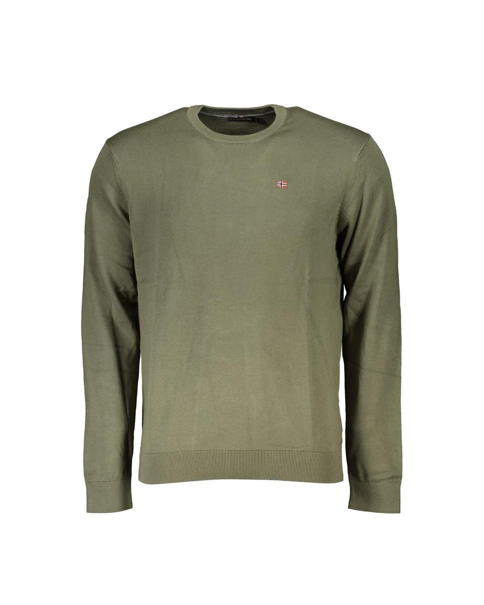 V539-NA-25266-XL-170201-00 Napapijri Men's Green Cotton Shirt - XL - Image 1