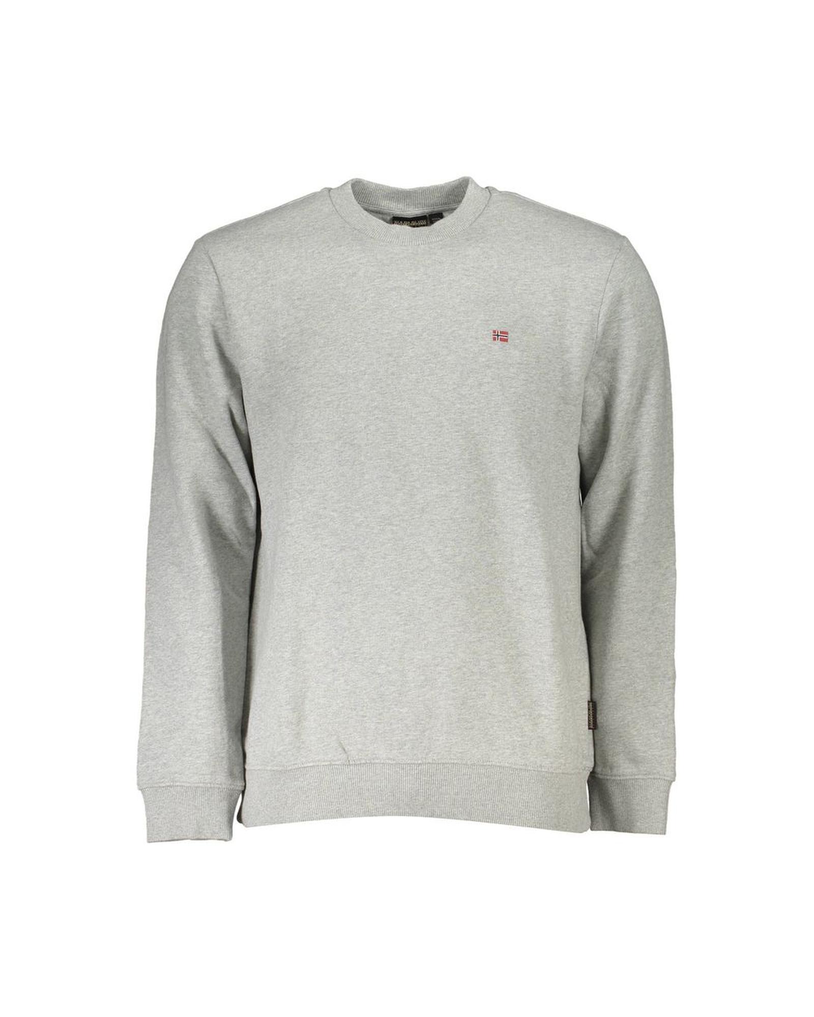 V539-NA-26388-XXL-169693-00 Napapijri Men's Gray Cotton Sweater - 2XL - Image 1