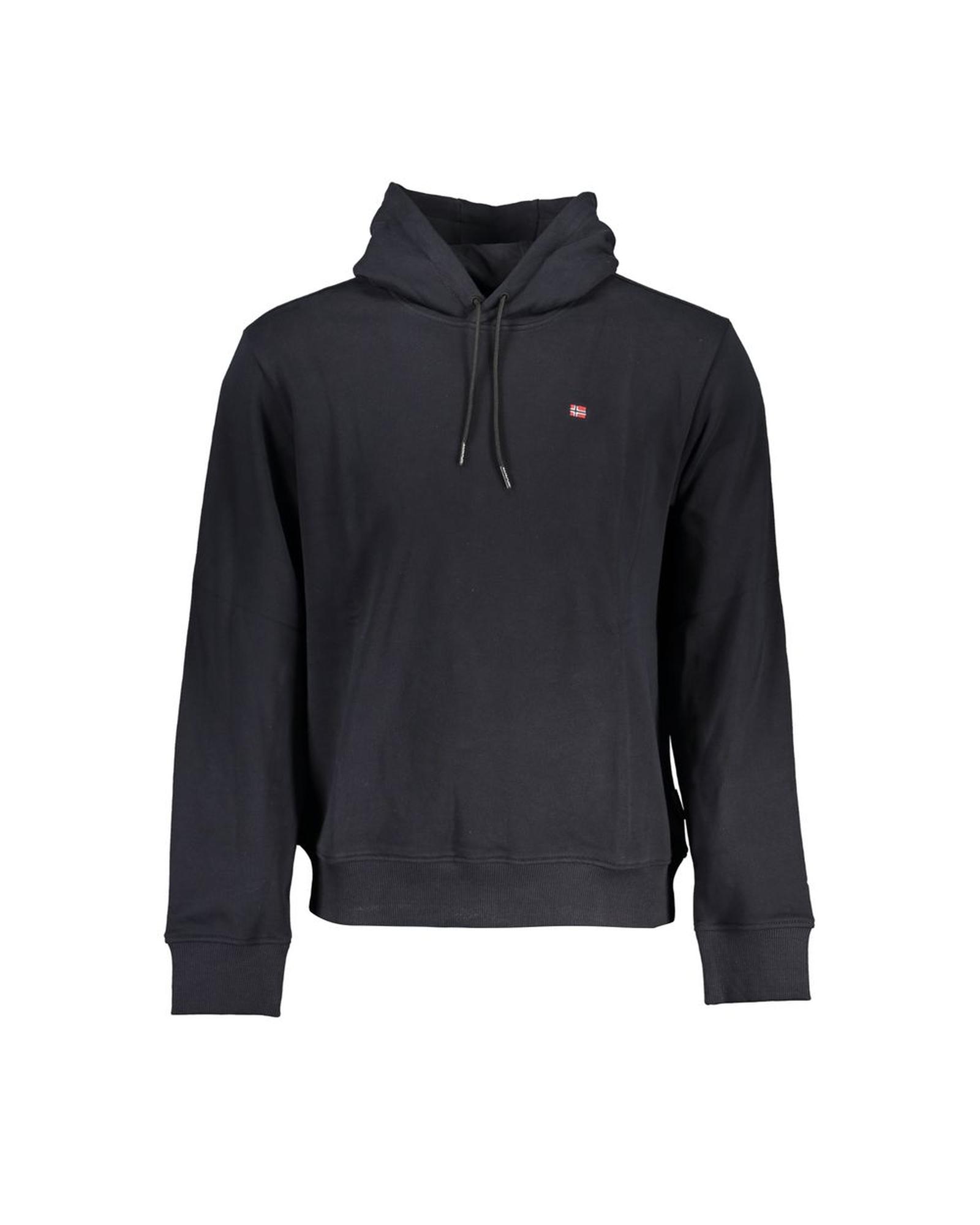 V539-NA-28078-S-171337-00 Napapijri Men's Black Cotton Sweater - S - Image 1