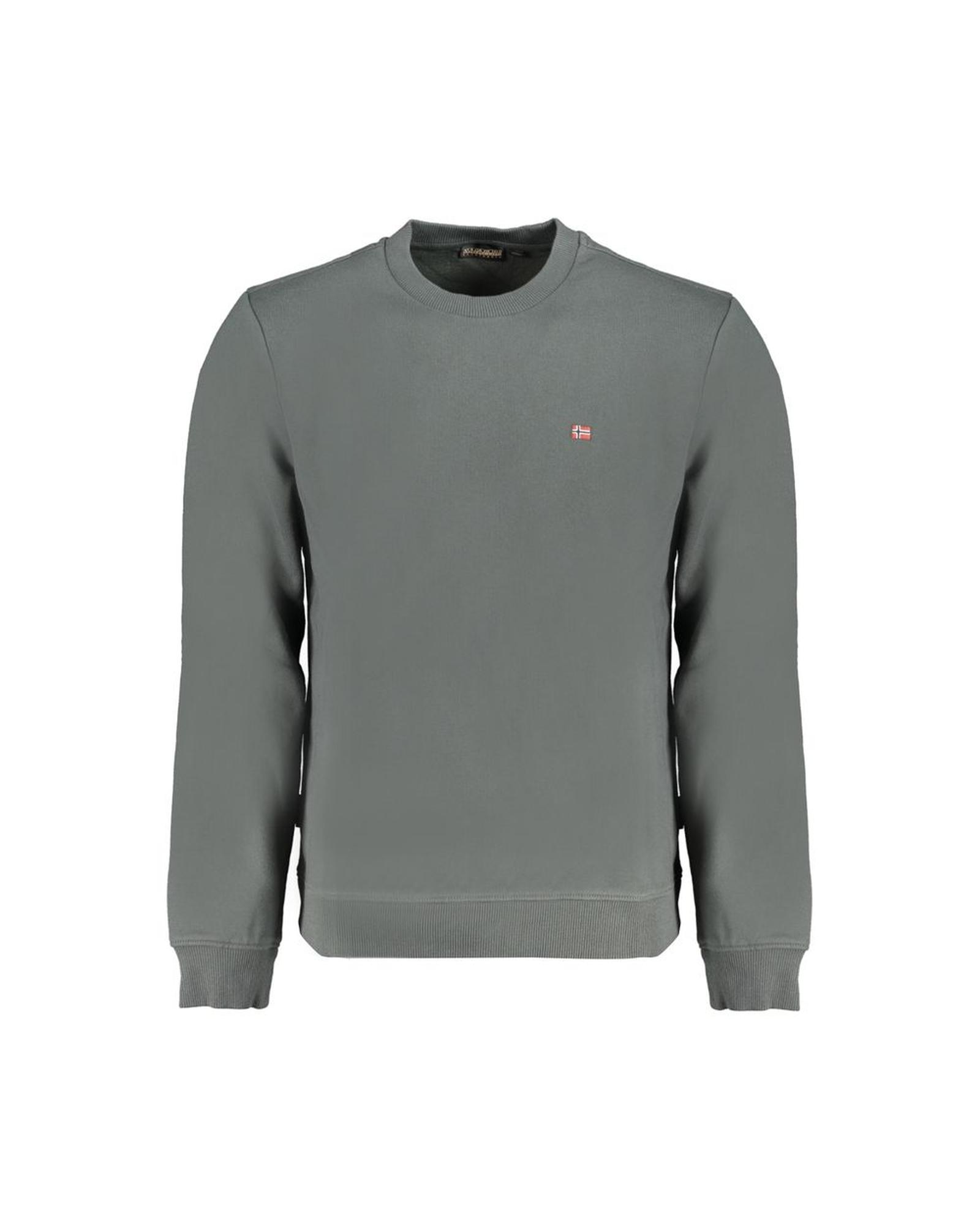 V539-NA-31578-XXL-202506171220-00 Napapijri Men's Green Cotton Sweater - 2XL - Image 1