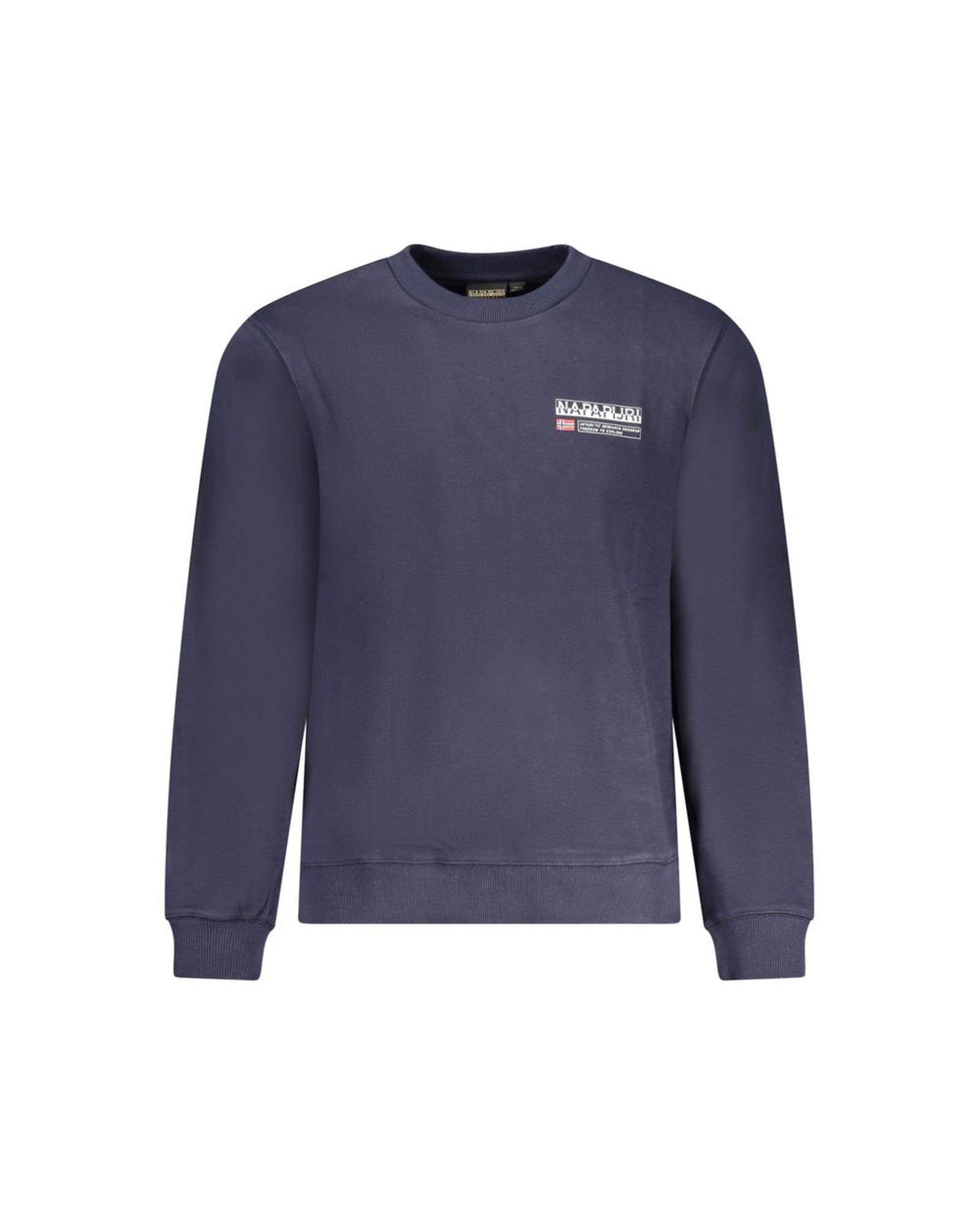 V539-NA-32121-XL-202506171232-00 Napapijri Men's Blue Cotton Sweater - XL - Image 1