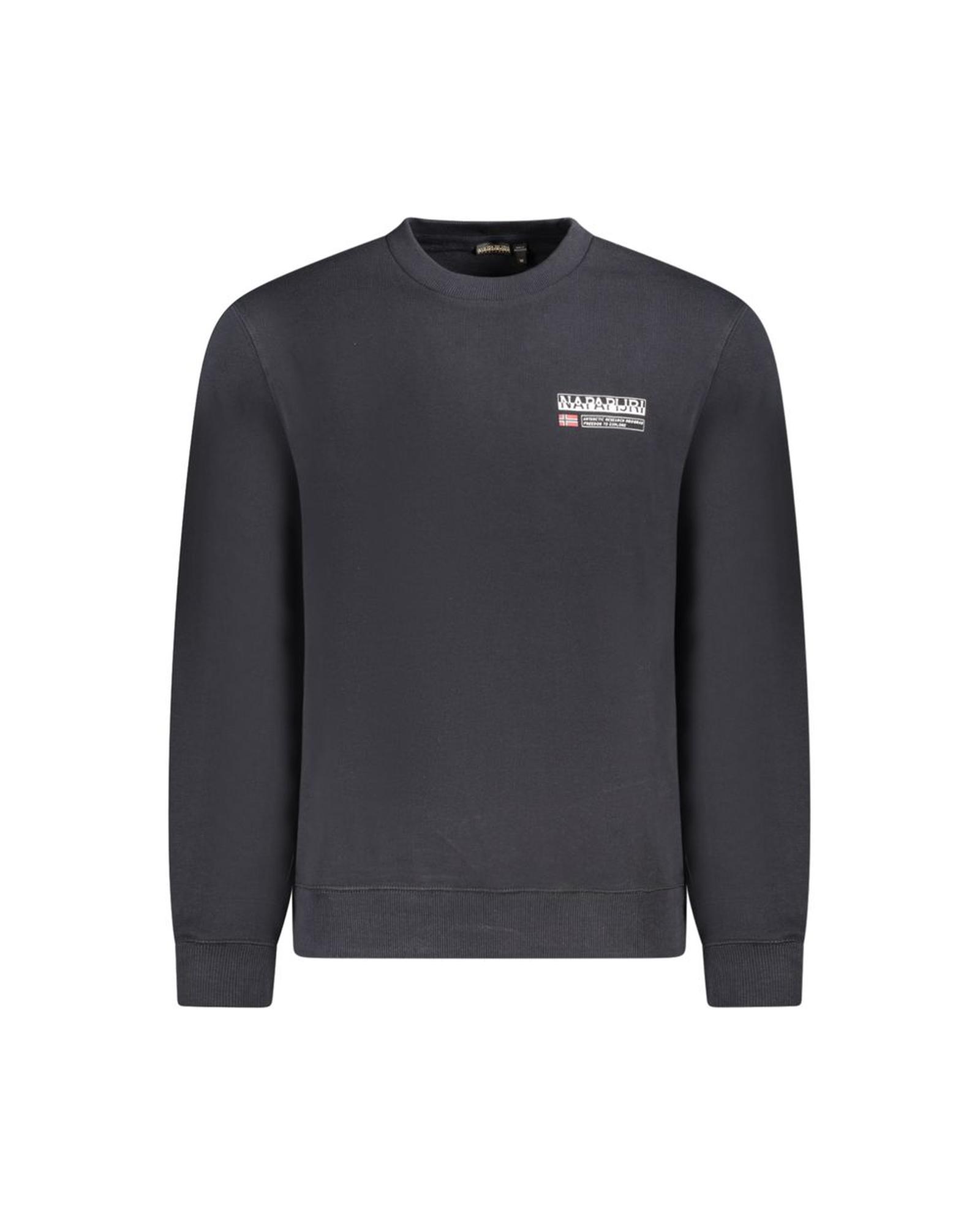 V539-NA-35688-S-202506171310-00 Napapijri Men's Black Cotton Sweater - S - Image 1