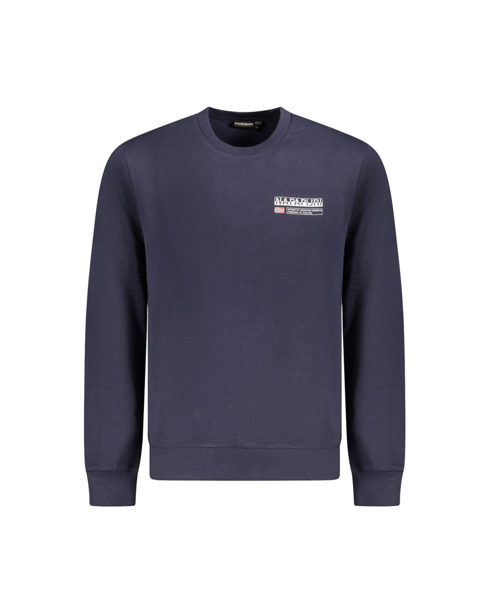 V539-NA-35702-XL-202506171330-00 Napapijri Men's Blue Cotton Sweater - XL - Image 1