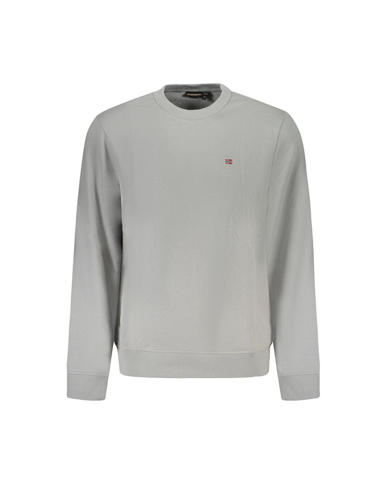 V539-NA-36517-S-202506171141-00 Napapijri Men's Gray Cotton Sweater - S - Image 1