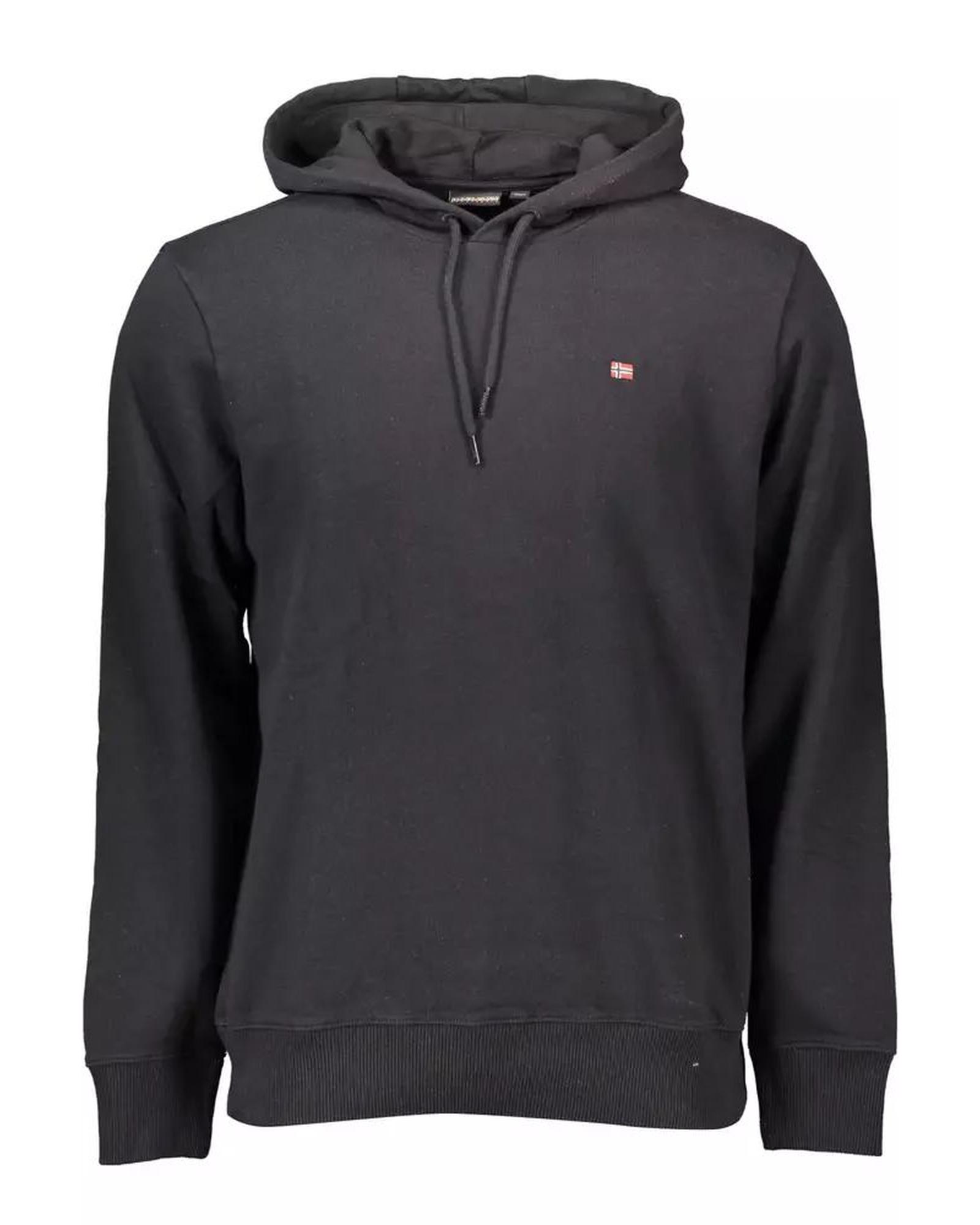 V539-NA-8333-M-169798-00 Napapijri Men's Black Cotton Sweater - M - Image 1