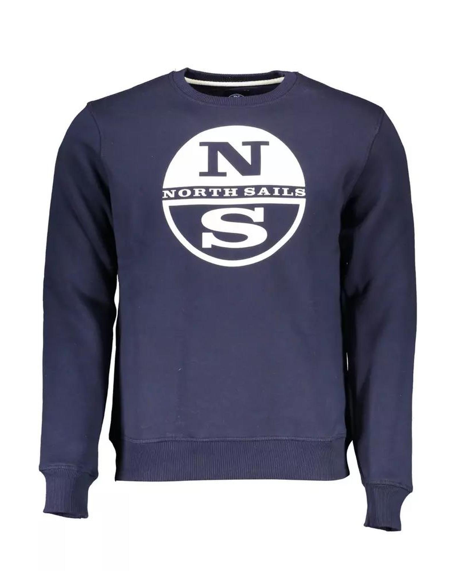 V539-NO-16229-XL-202506171222-00 North Sails Men's Blue Cotton Sweater - XL - Image 1
