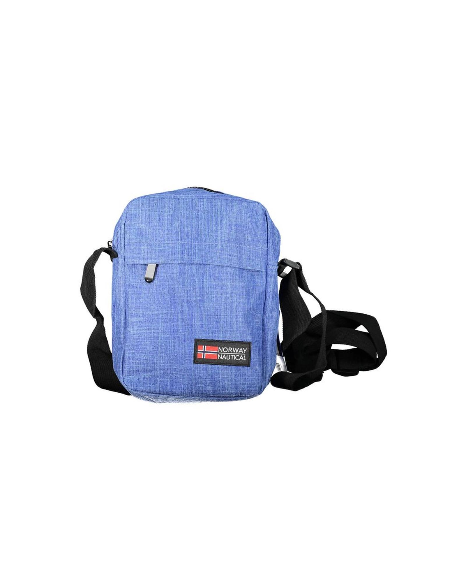 V539-NO-22718-202506171435-00 Norway 1963 Men's Blue Polyester Shoulder Bag - One Size - Image 1