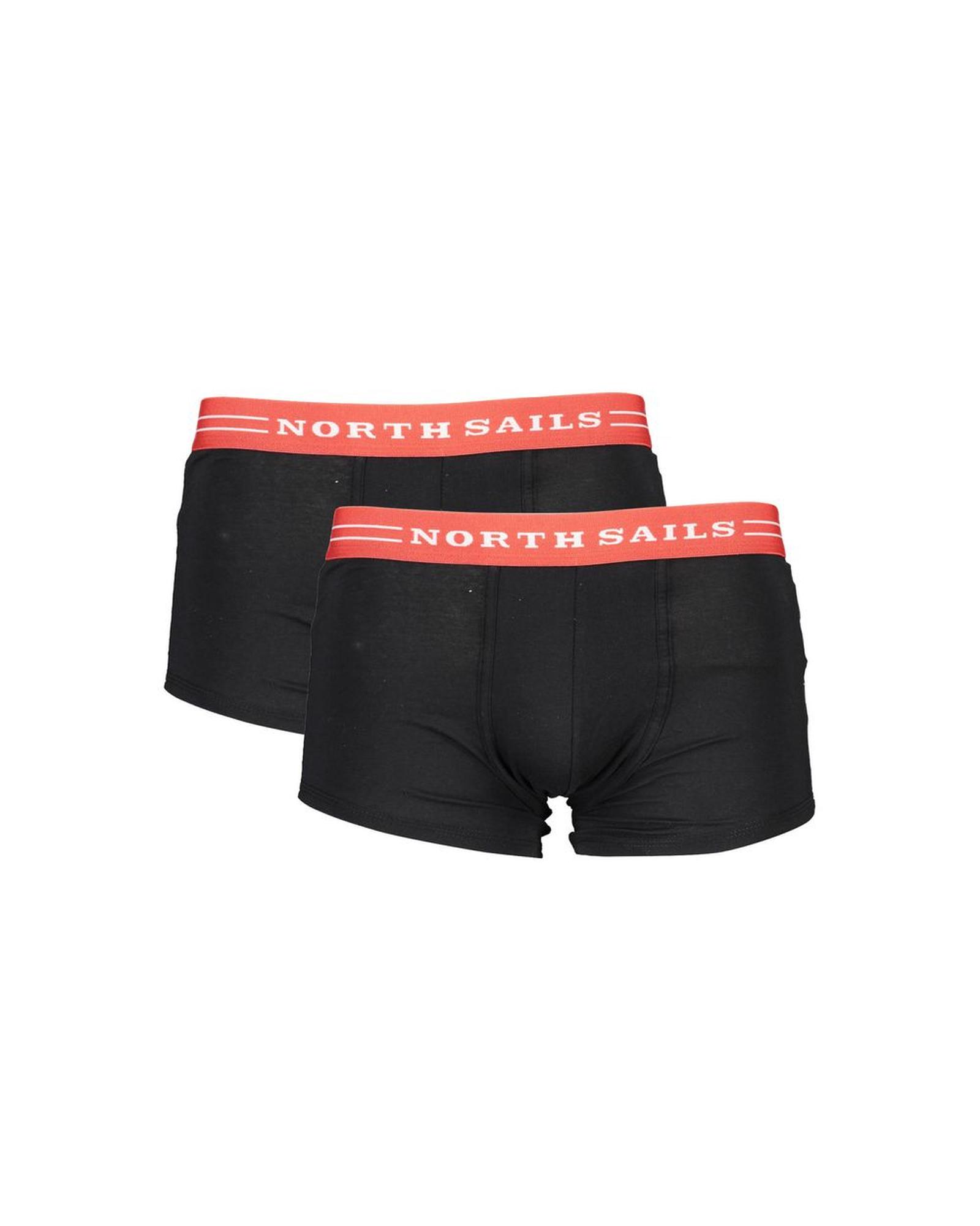 V539-NO-2338-S-202506171446-00 North Sails Men's Black Cotton Underwear - S - Image 1