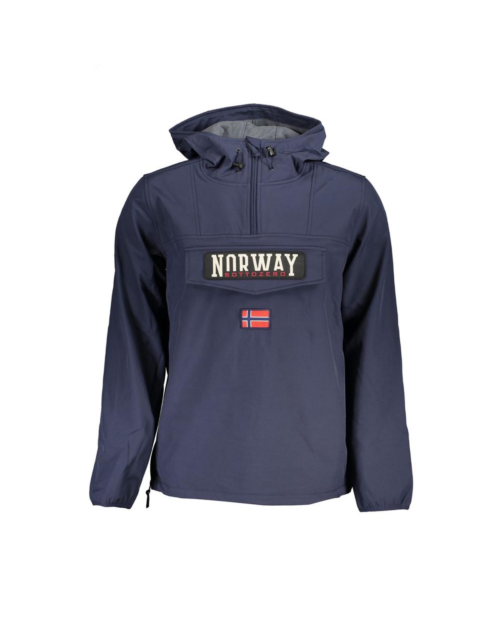 V539-NO-25574-L-202506171454-00 Norway 1963 Men's Blue Polyester Jacket - L - Image 1