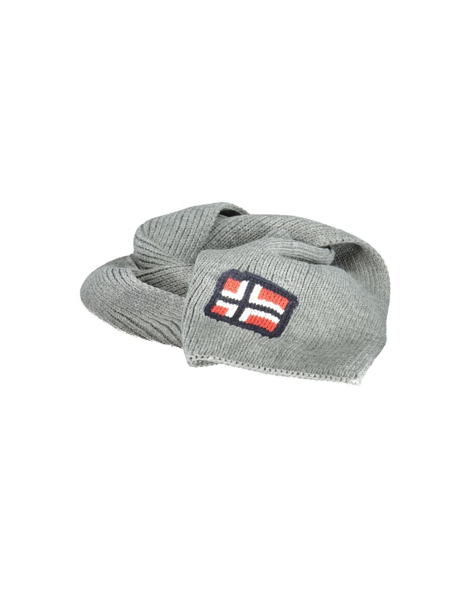 V539-NO-25583-202506171502-00 Norway 1963 Men's Gray Acrylic Scarf - One Size - Image 1
