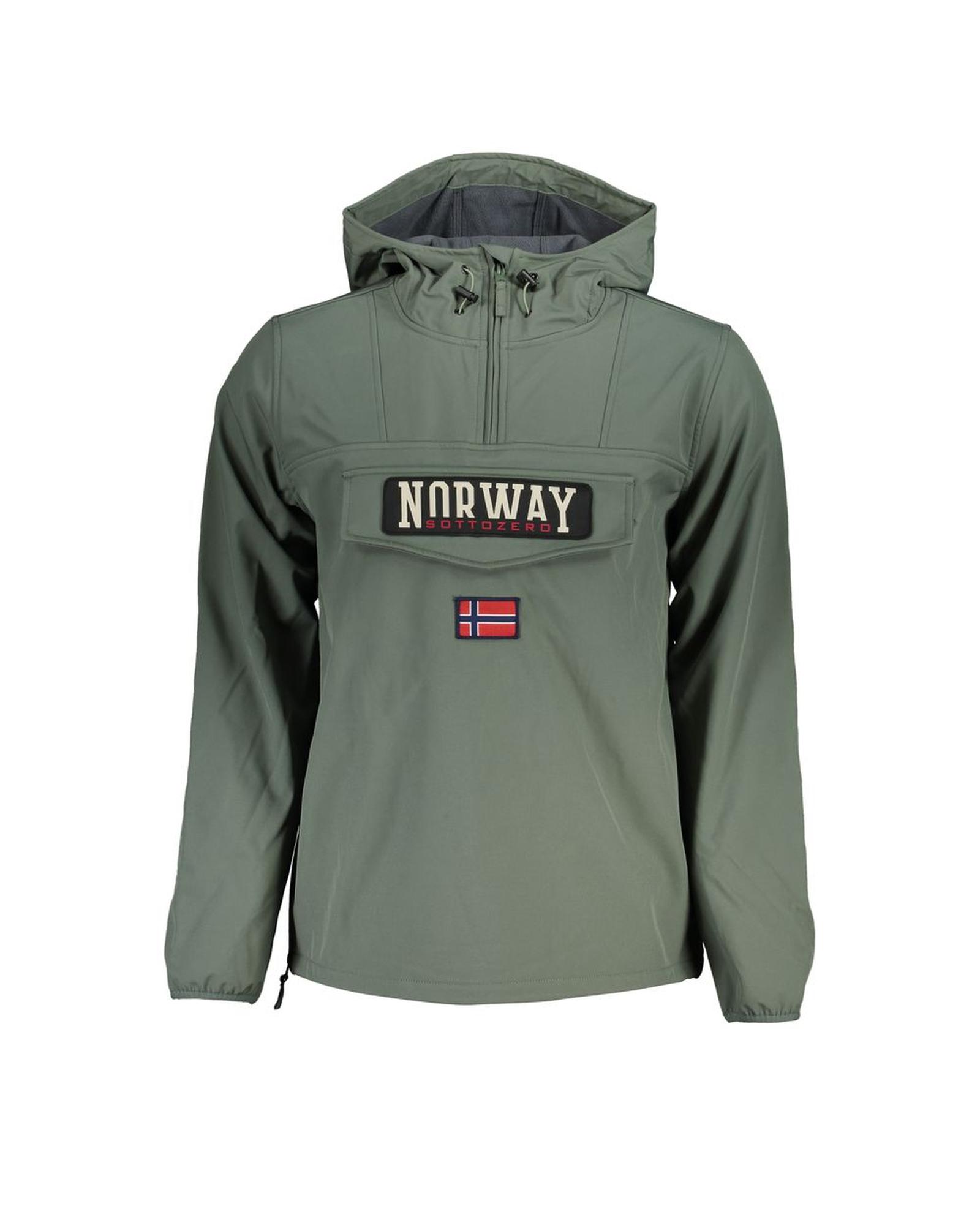 V539-NO-25616-XL-202506171511-00 Norway 1963 Men's Green Polyester Jacket - XL - Image 1