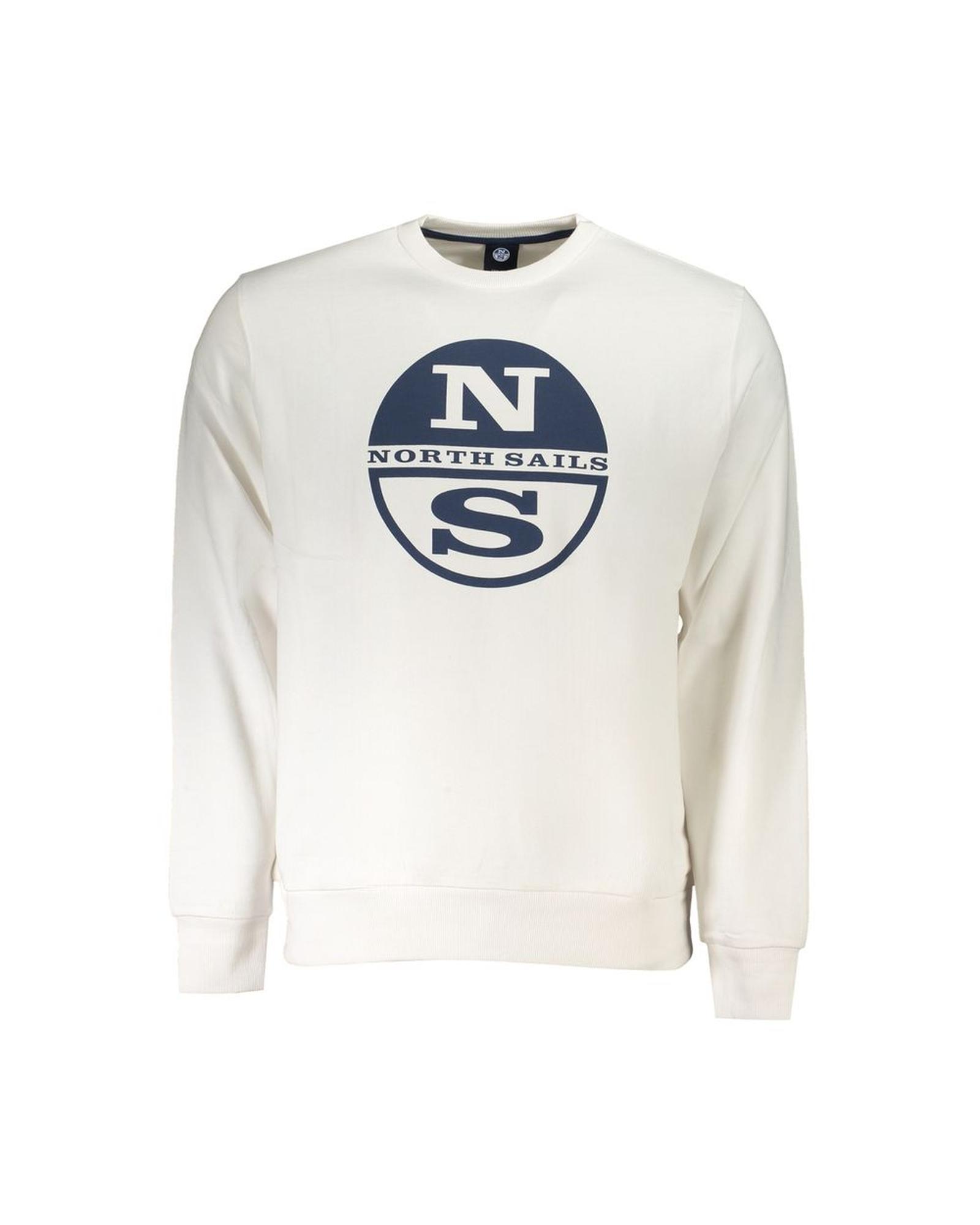 V539-NO-31769-XL-202506171654-00 North Sails Men's White Cotton Sweater - XL - Image 1