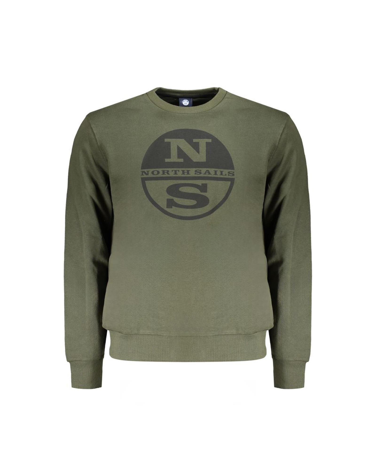 V539-NO-31770-M-202506171702-00 North Sails Men's Green Cotton Sweater - M - Image 1