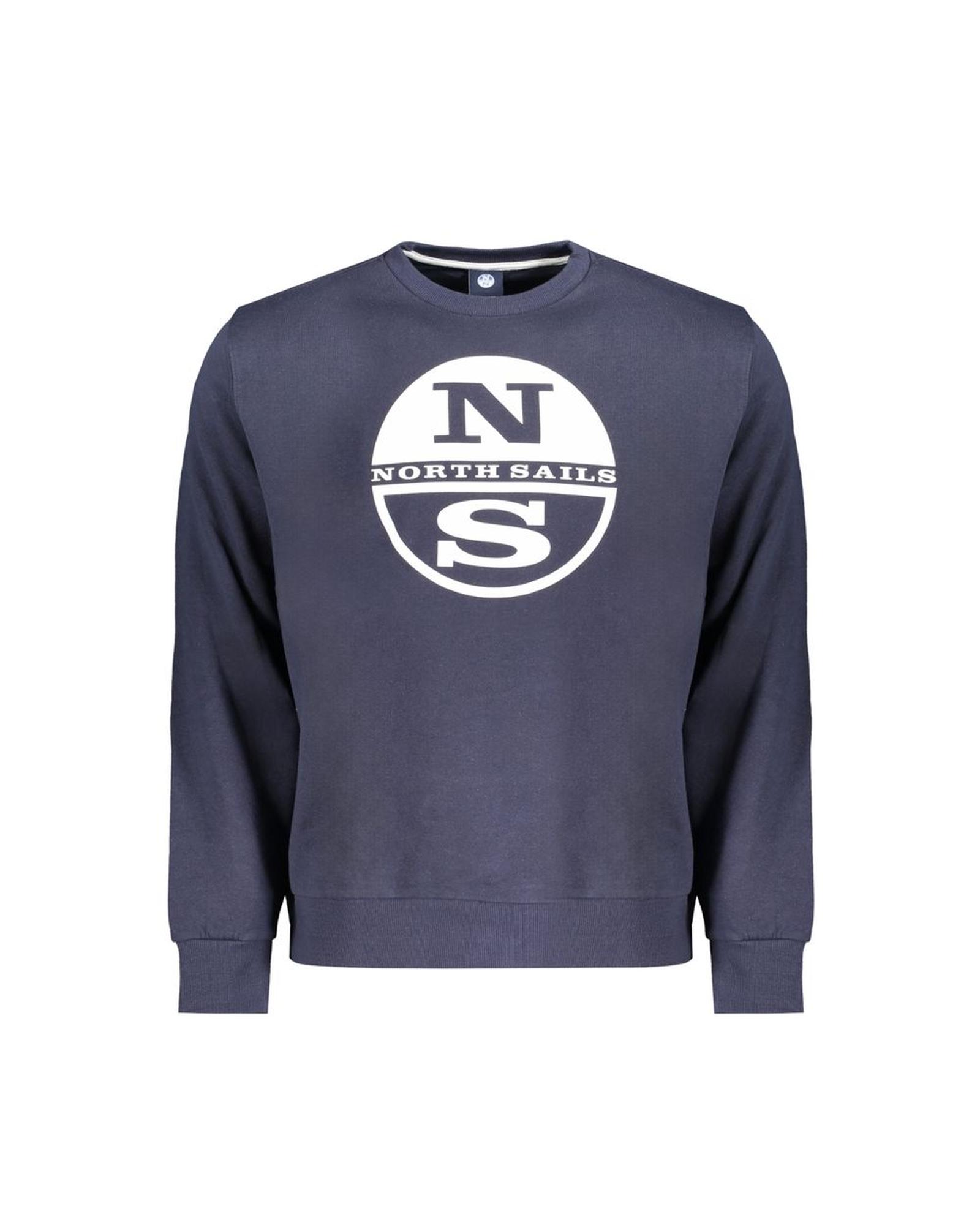V539-NO-31771-S-202506171711-00 North Sails Men's Blue Cotton Sweater - S - Image 1