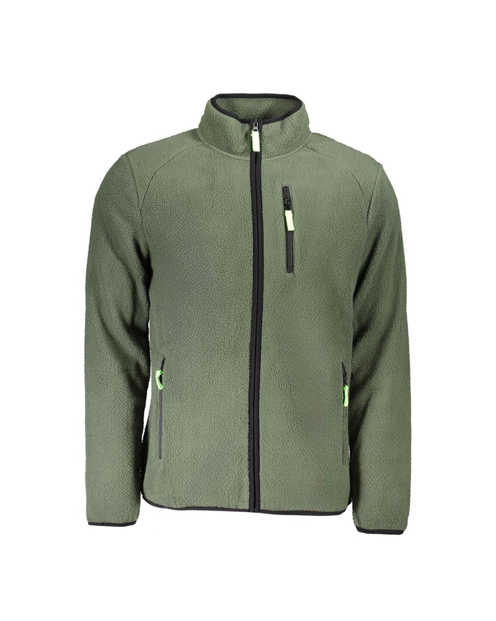 V539-NO-31865-L-202506171726-00 Norway 1963 Men's Green Polyester Sweater - L - Image 1