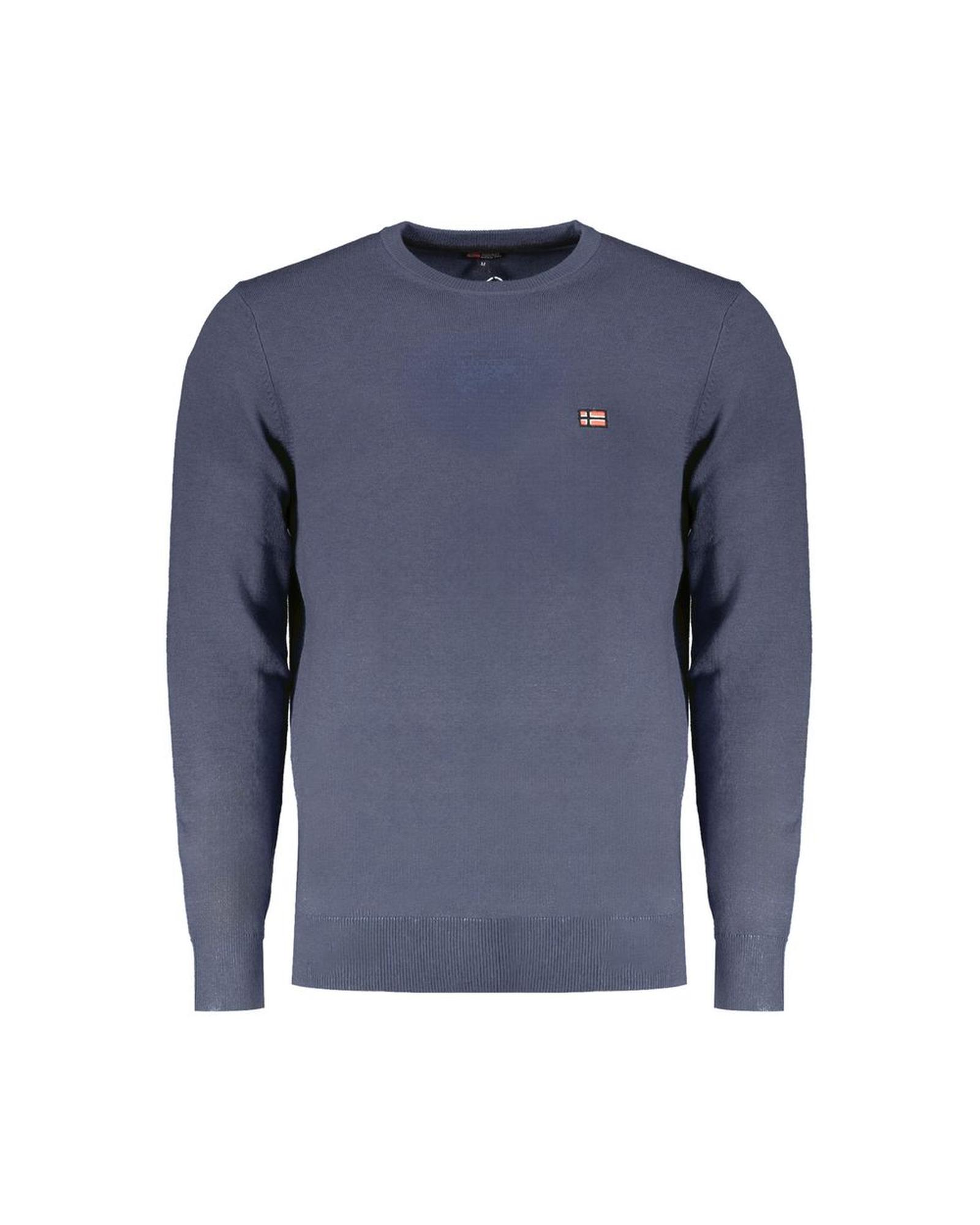 V539-NO-32046-XXL-202506171805-00 Norway 1963 Men's Blue Wool Sweater - 2XL - Image 1