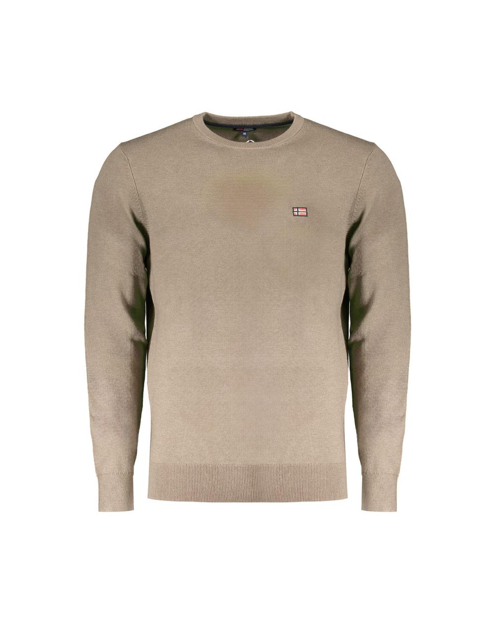 V539-NO-32067-XXL-202506171811-00 Norway 1963 Men's Brown Wool Sweater - 2XL - Image 1