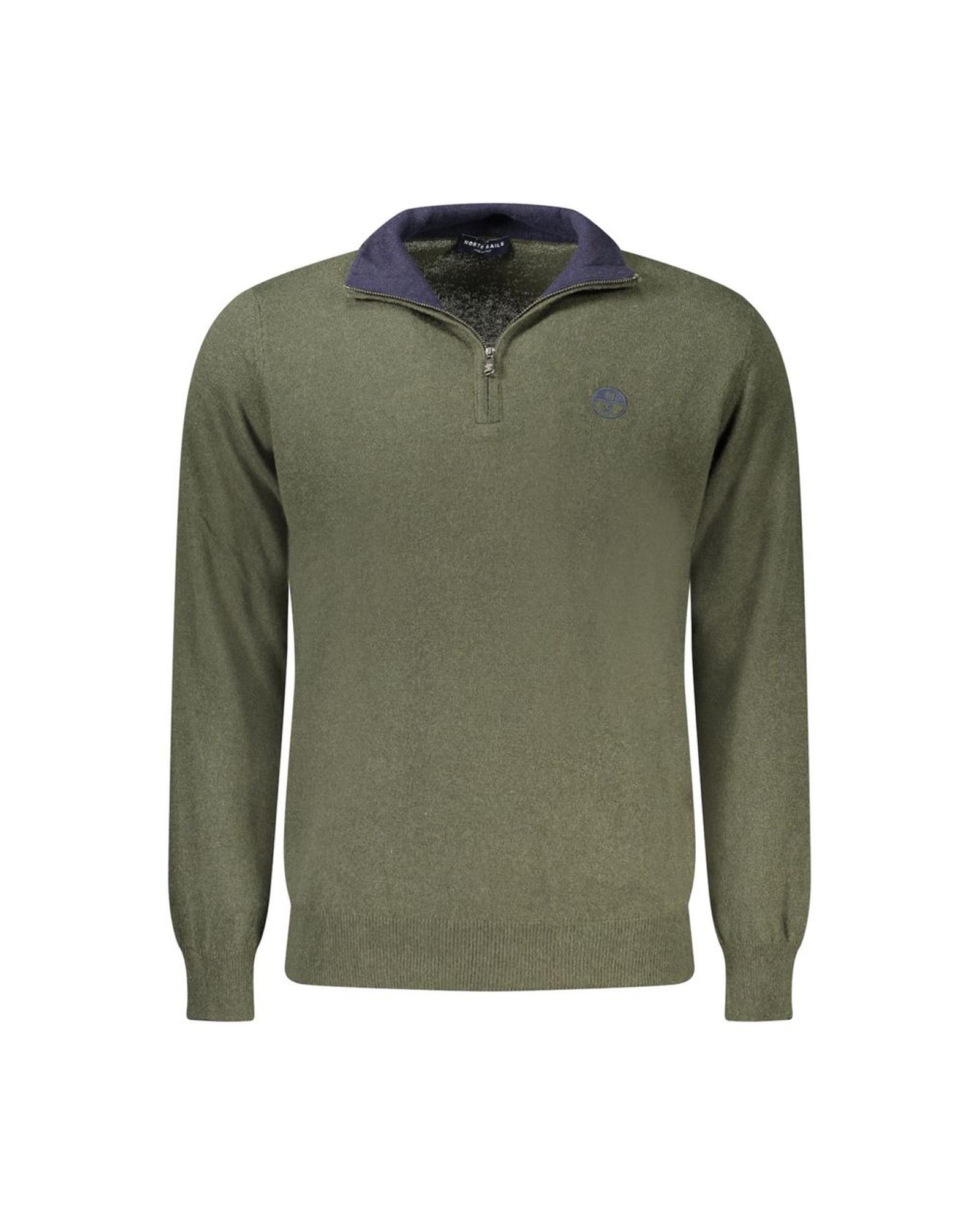 V539-NO-32938-XL-202506171912-00 North Sails Men's Green Cashmere Sweater - XL - Image 1
