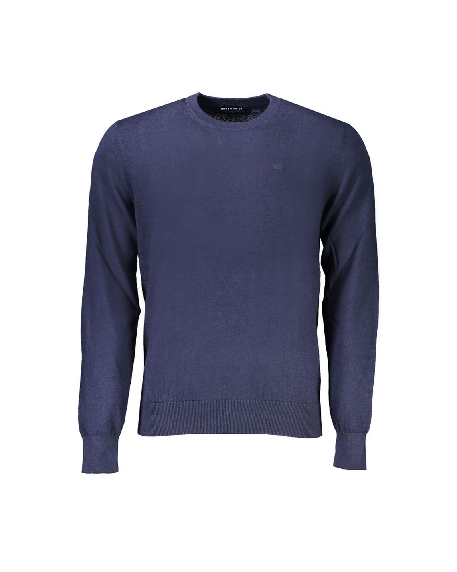 V539-NO-32966-XL-202506171932-00 North Sails Men's Blue Cotton Sweater - XL - Image 1