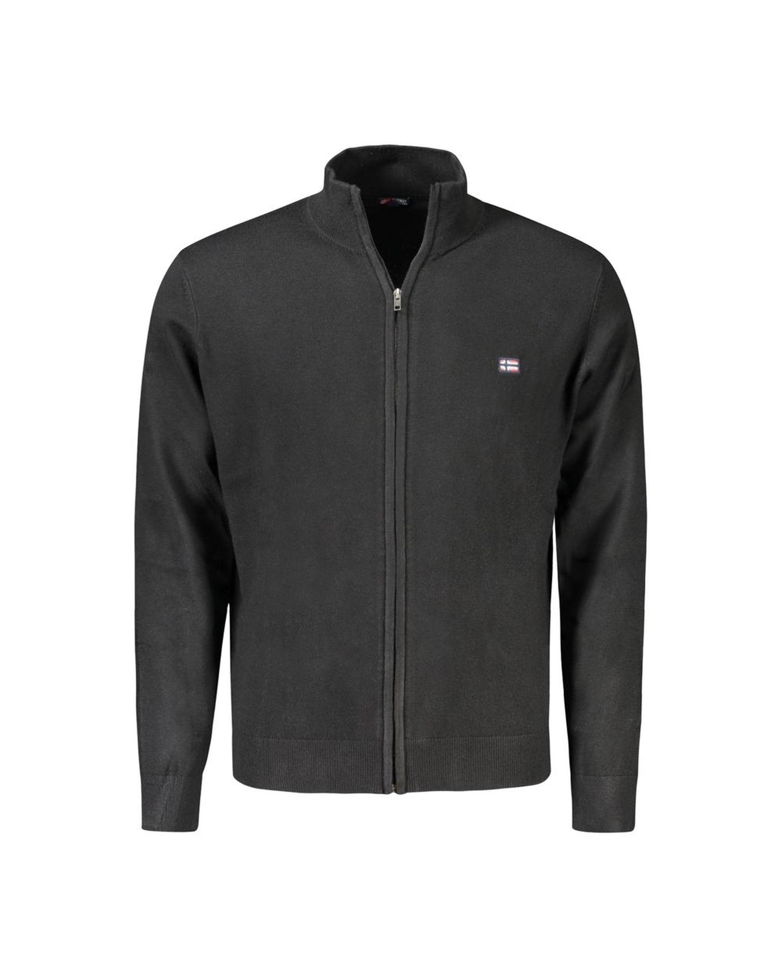 V539-NO-33172-XXL-202506171954-00 Norway 1963 Men's Black Polyester Sweater - 2XL - Image 1