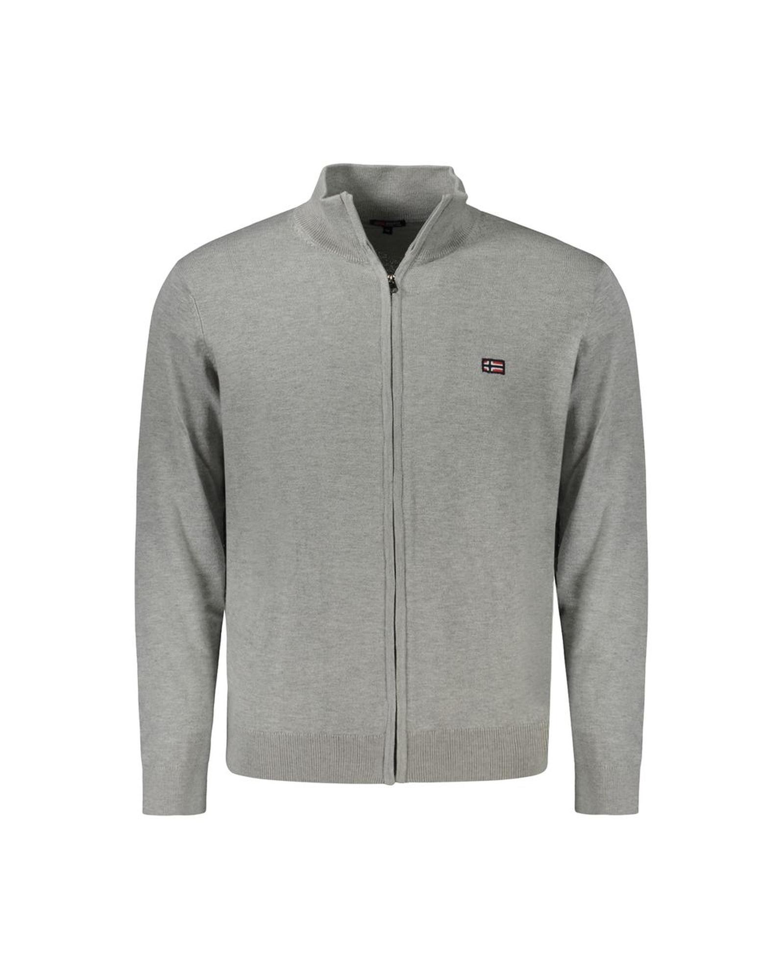 V539-NO-33179-XXL-202506171642-00 Norway 1963 Men's Gray Polyester Sweater - 2XL - Image 1