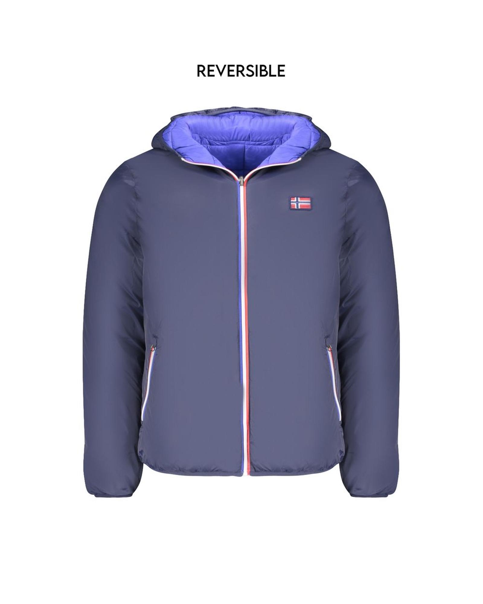 V539-NO-33473-S-202506171725-00 Norway 1963 Men's Blue Polyamide Jacket - S - Image 1