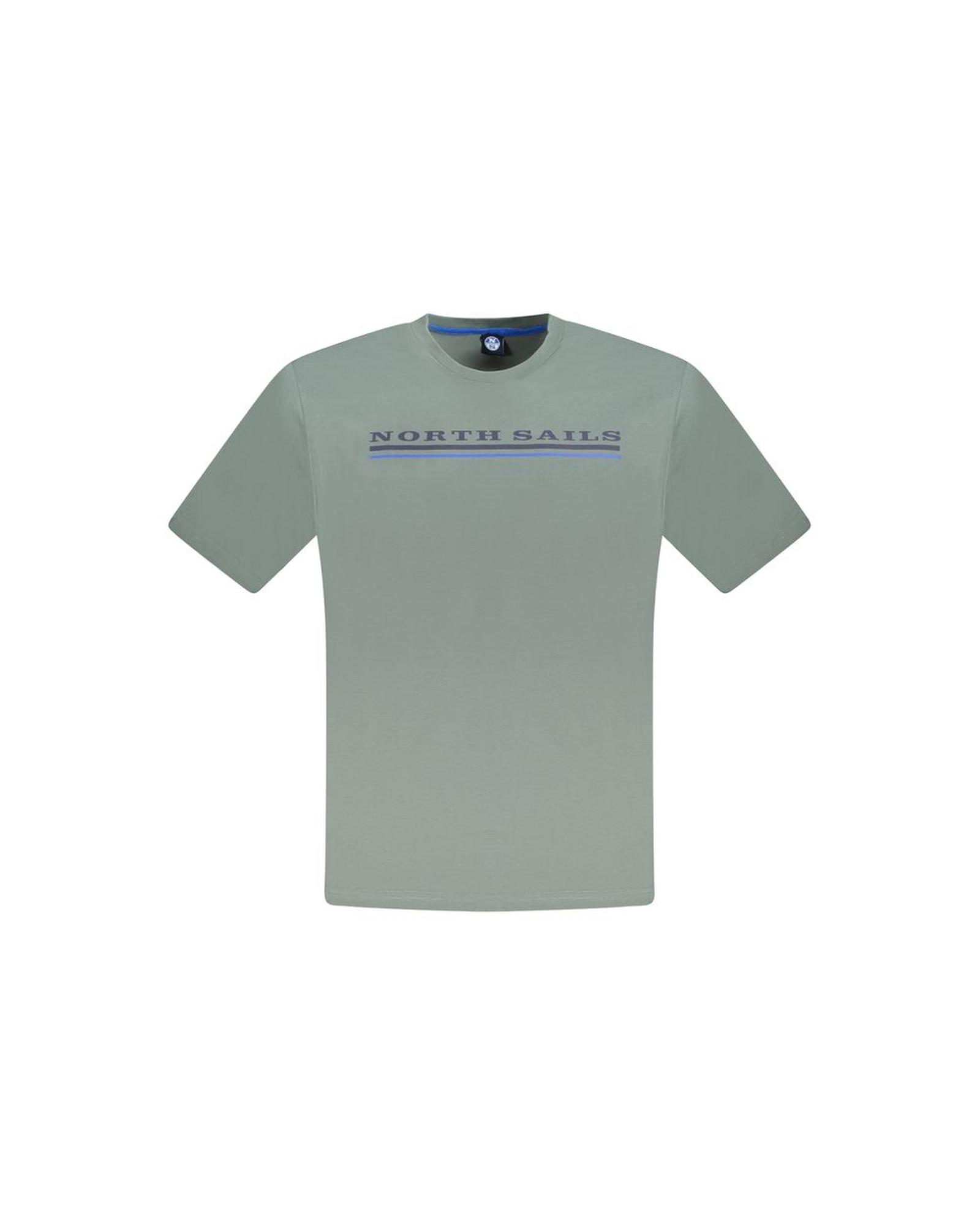 V539-NO-33752-S-202506172210-00 North Sails Men's Green Cotton T-Shirt - S - Image 1