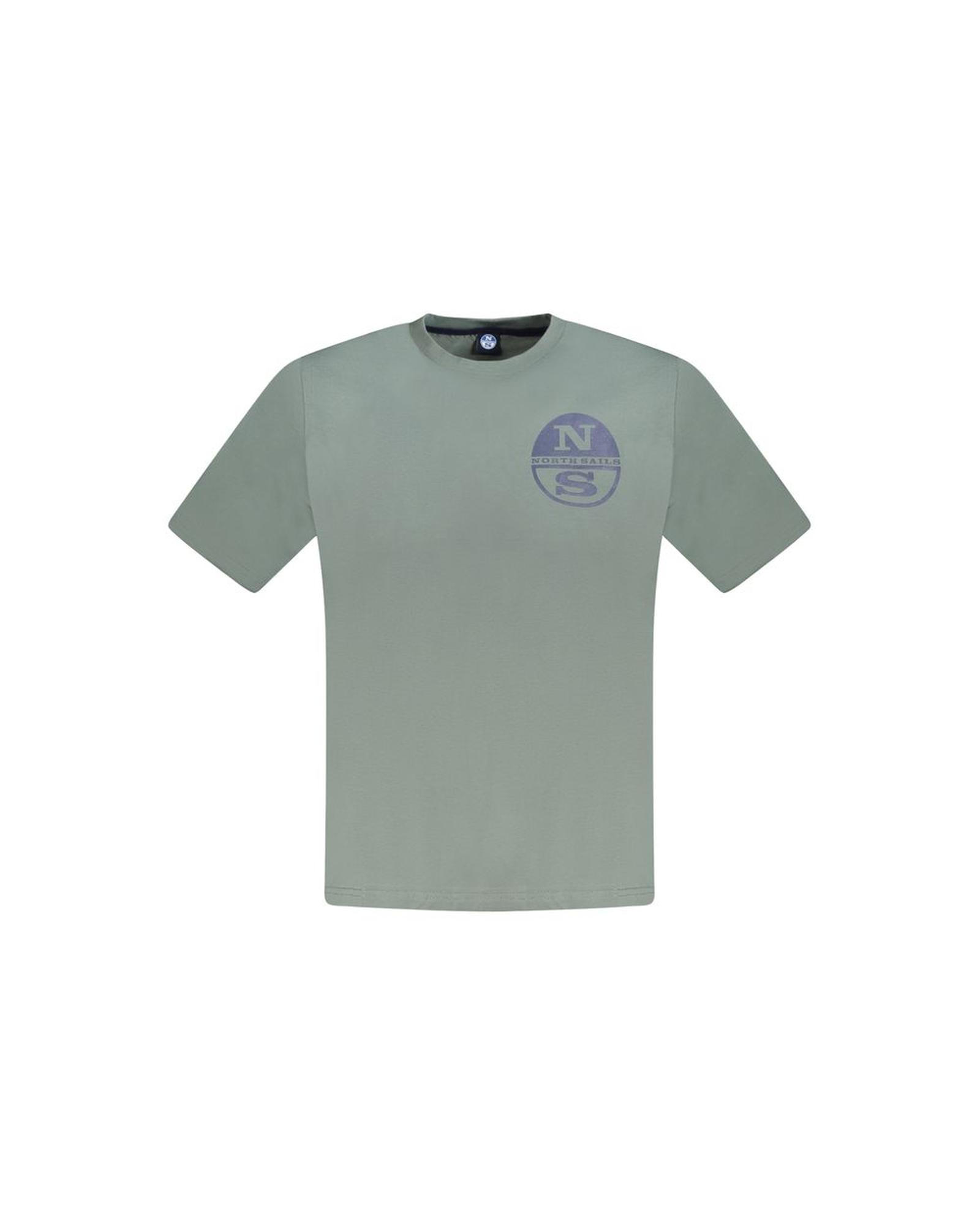 V539-NO-33753-M-202506172202-00 North Sails Men's Green Cotton T-Shirt - M - Image 1