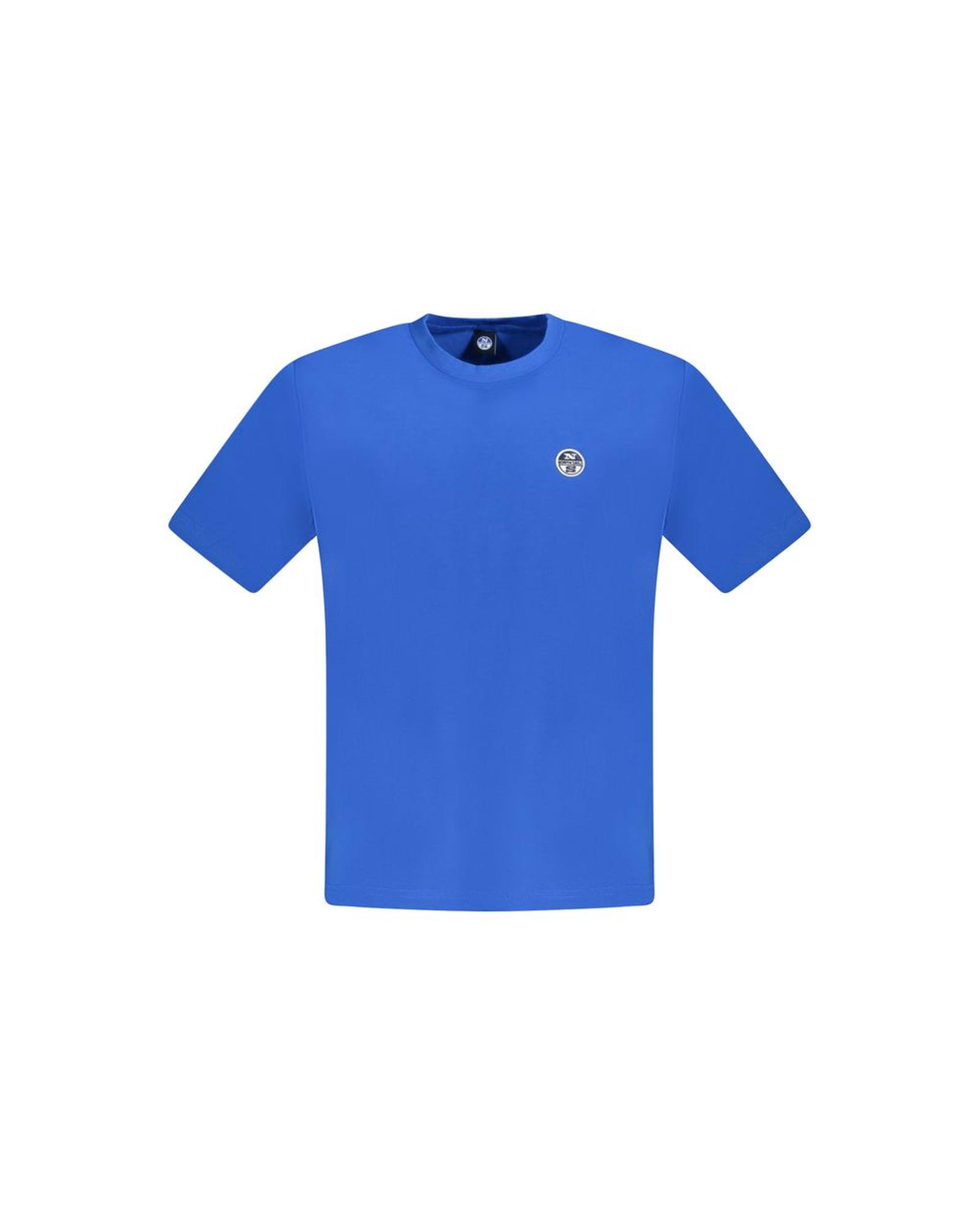 V539-NO-33757-S-202506172225-00 North Sails Men's Blue Cotton T-Shirt - S - Image 1