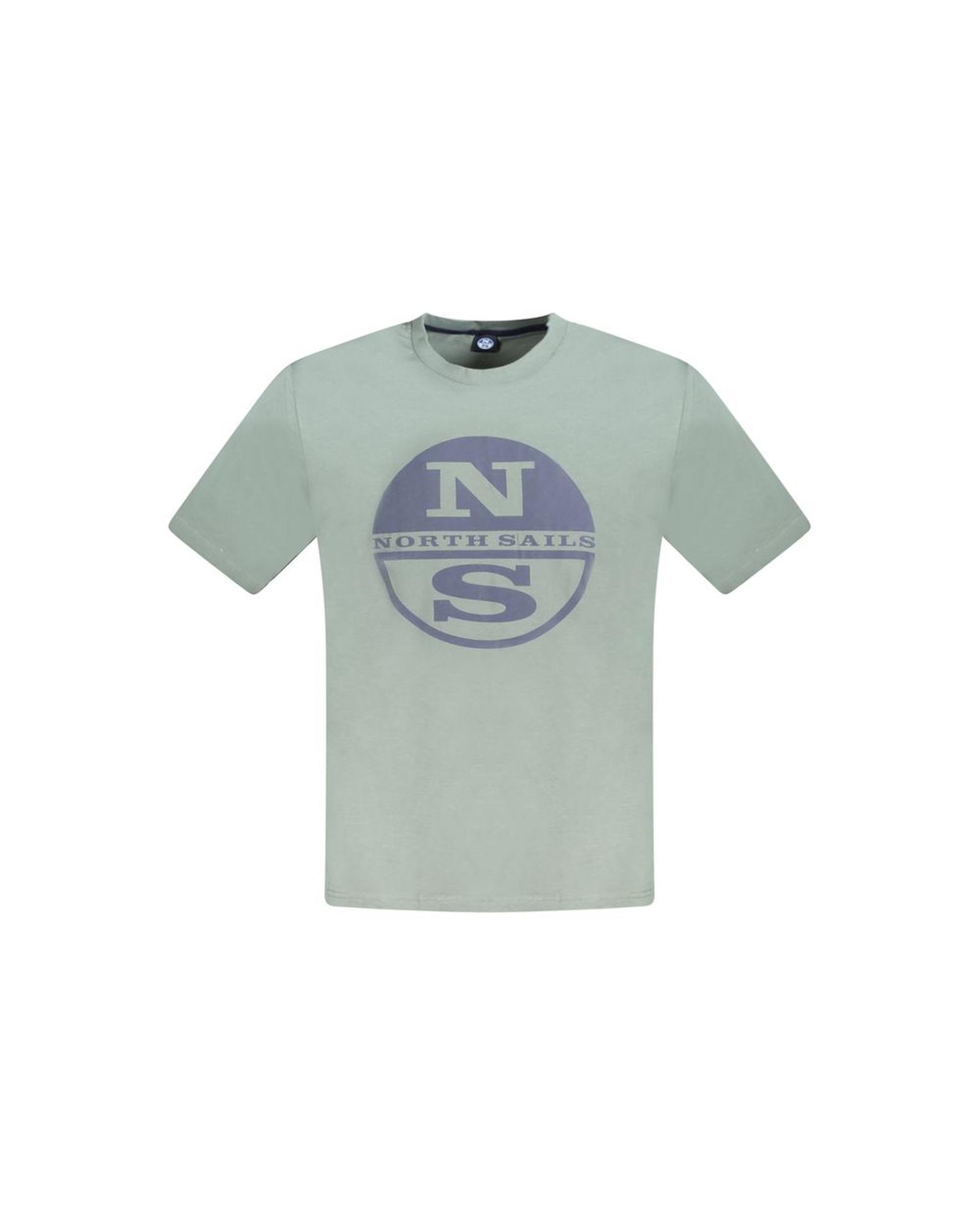 V539-NO-33759-3XL-202506172225-00 North Sails Men's Green Cotton T-Shirt - 3XL - Image 1