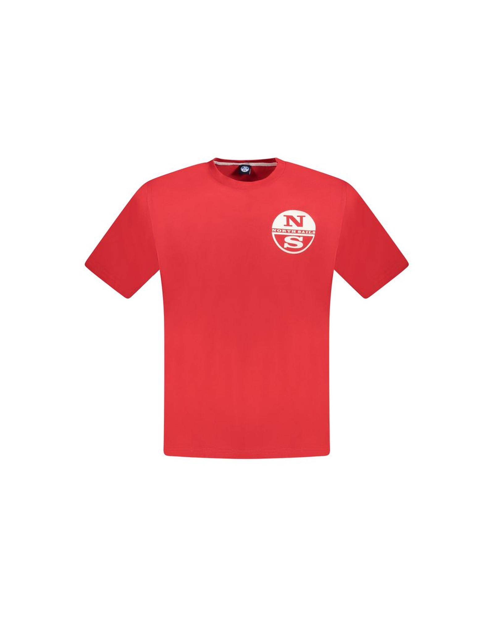 V539-NO-33761-3XL-202506172231-00 North Sails Men's Red Cotton T-Shirt - 3XL - Image 1