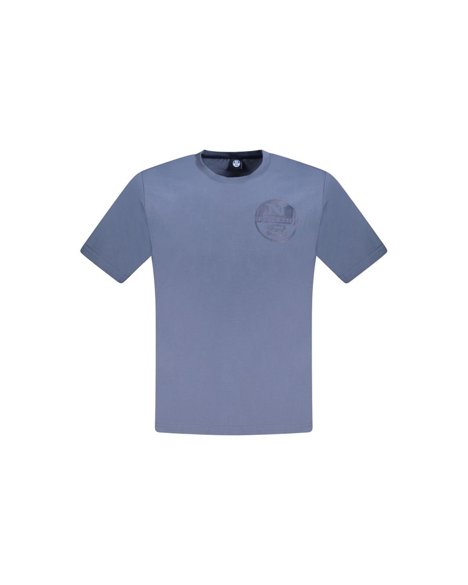 V539-NO-33762-XXL-202506172236-00 North Sails Men's Blue Cotton T-Shirt - 2XL - Image 1