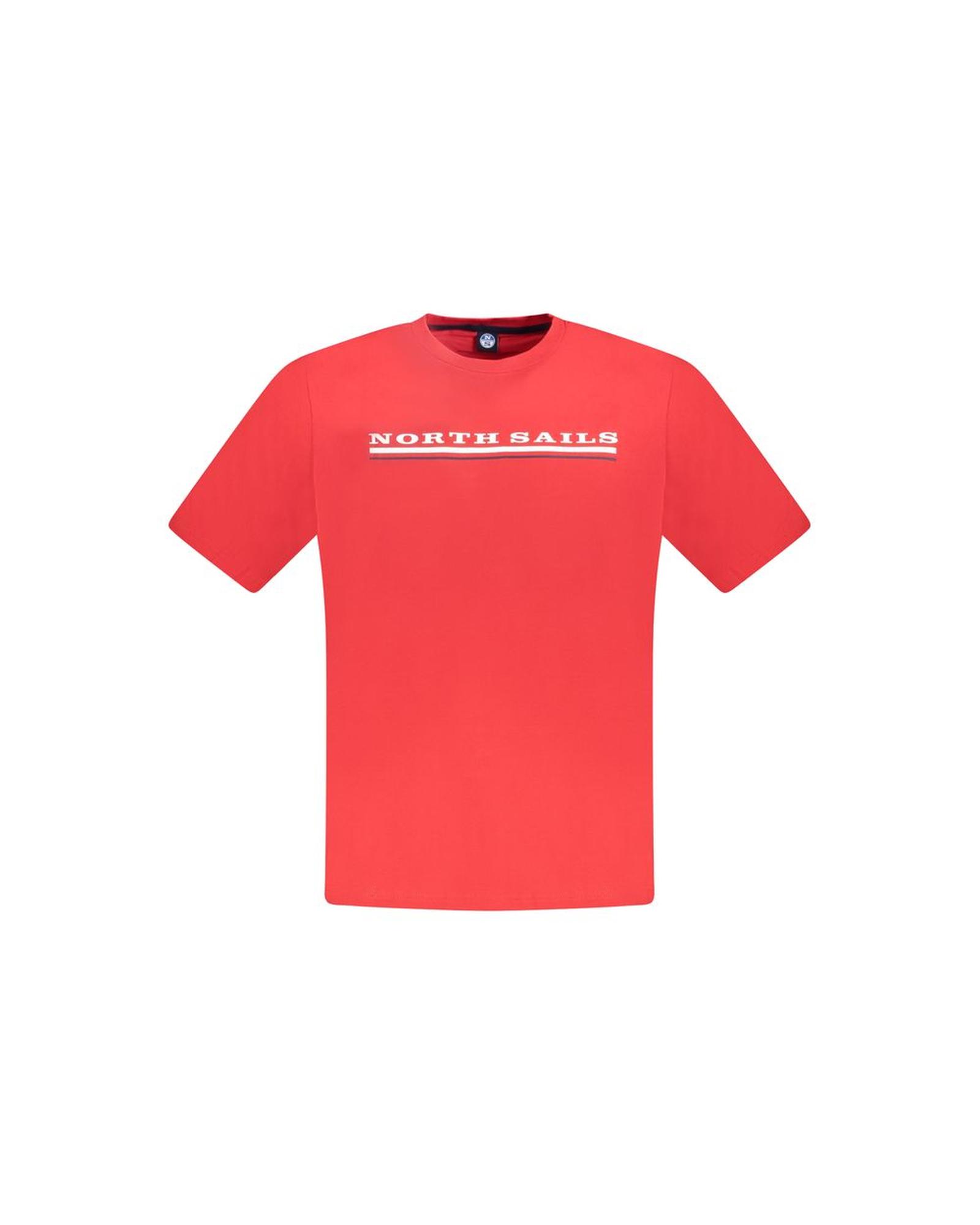 V539-NO-33763-XL-202506172240-00 North Sails Men's Red Cotton T-Shirt - XL - Image 1