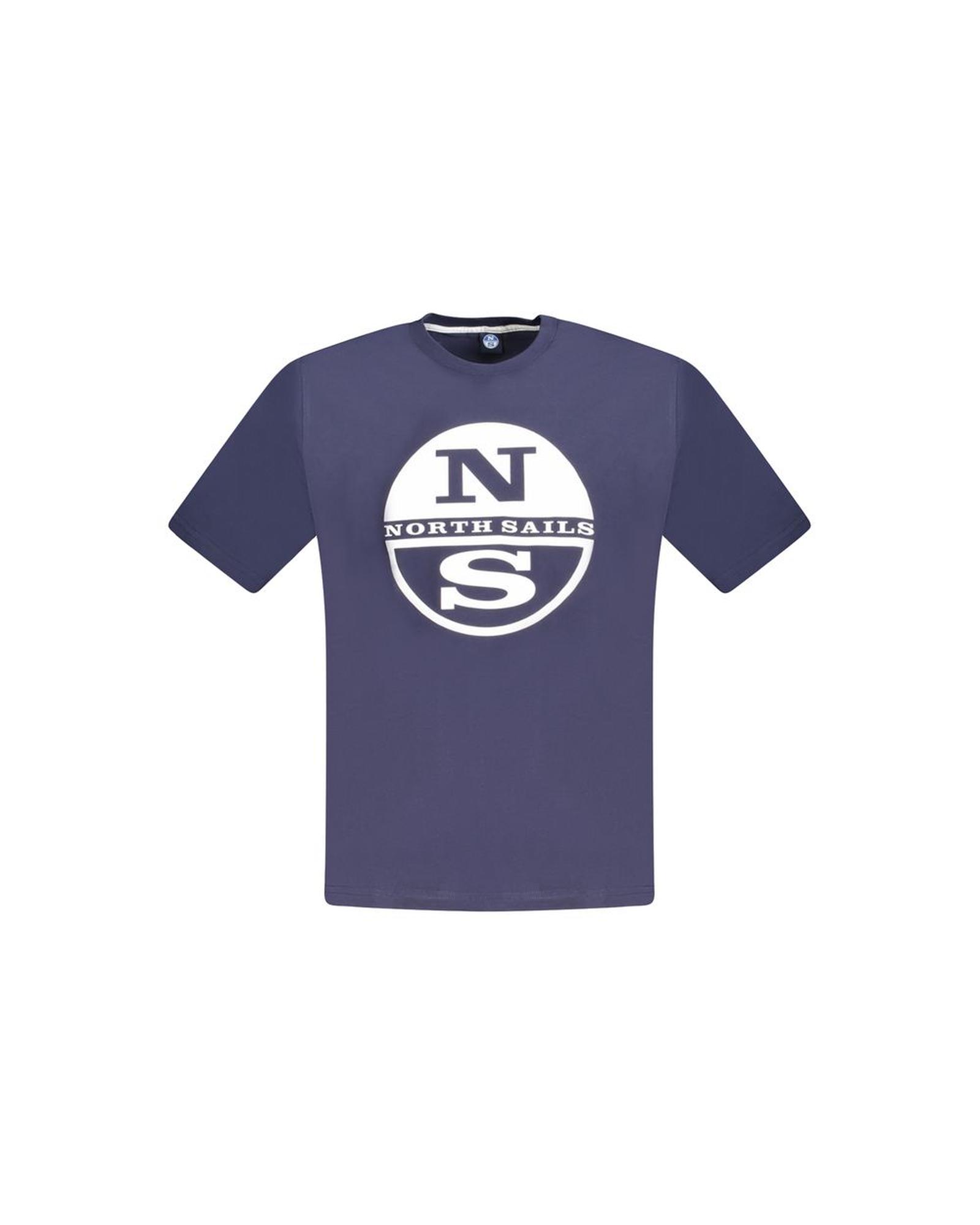 V539-NO-33765-S-202506172245-00 North Sails Men's Blue Cotton T-Shirt - S - Image 1