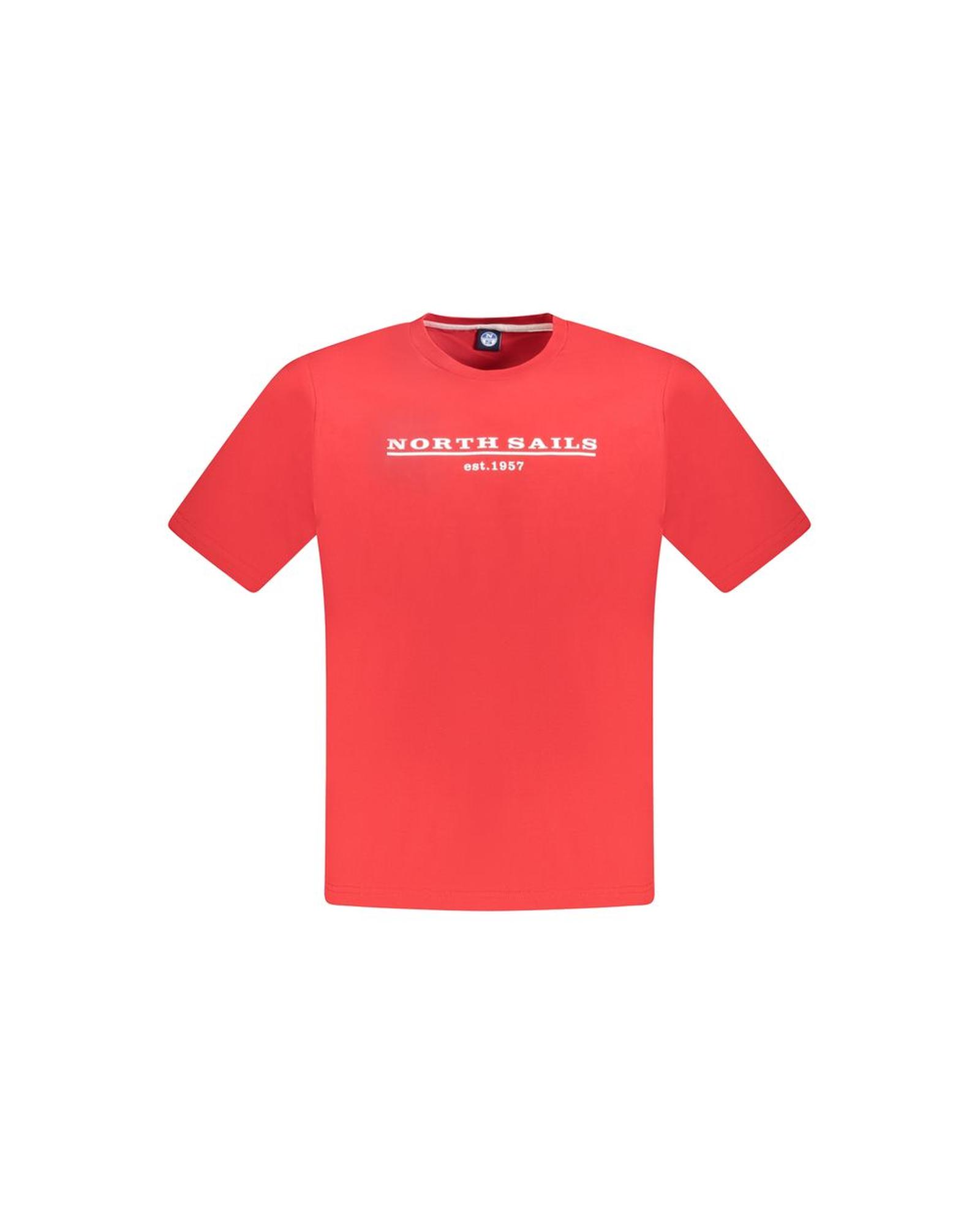 V539-NO-33769-L-202506172252-00 North Sails Men's Red Cotton T-Shirt - L - Image 1