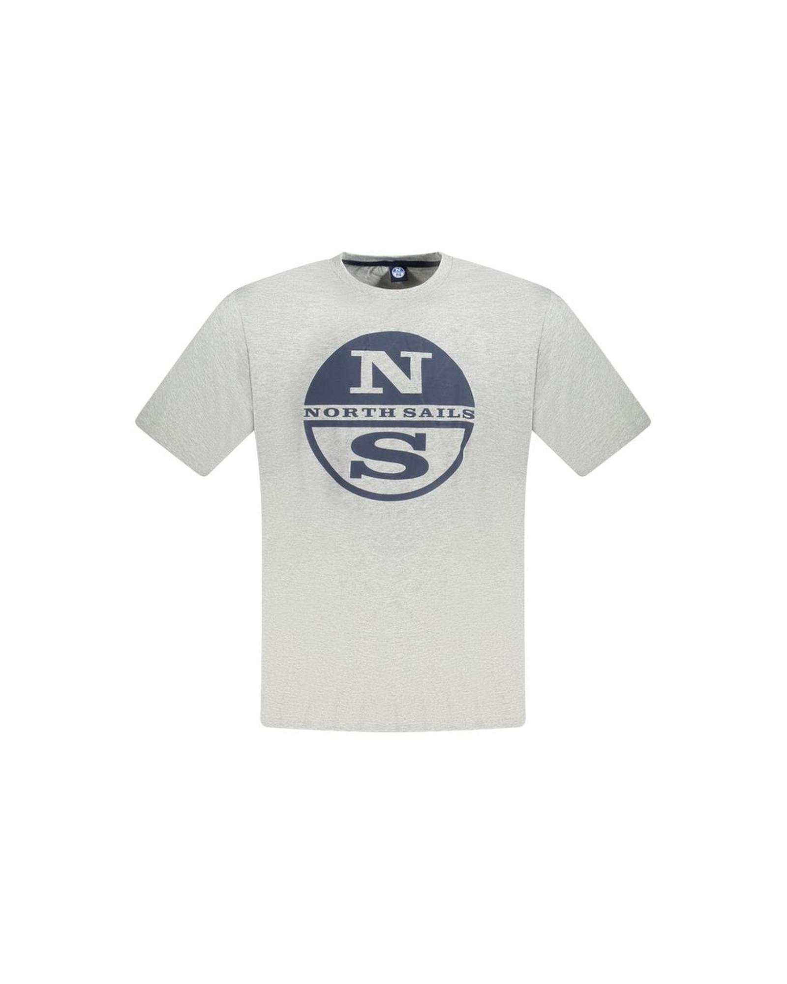 V539-NO-33770-L-202506172302-00 North Sails Men's Gray Cotton T-Shirt - L - Image 1