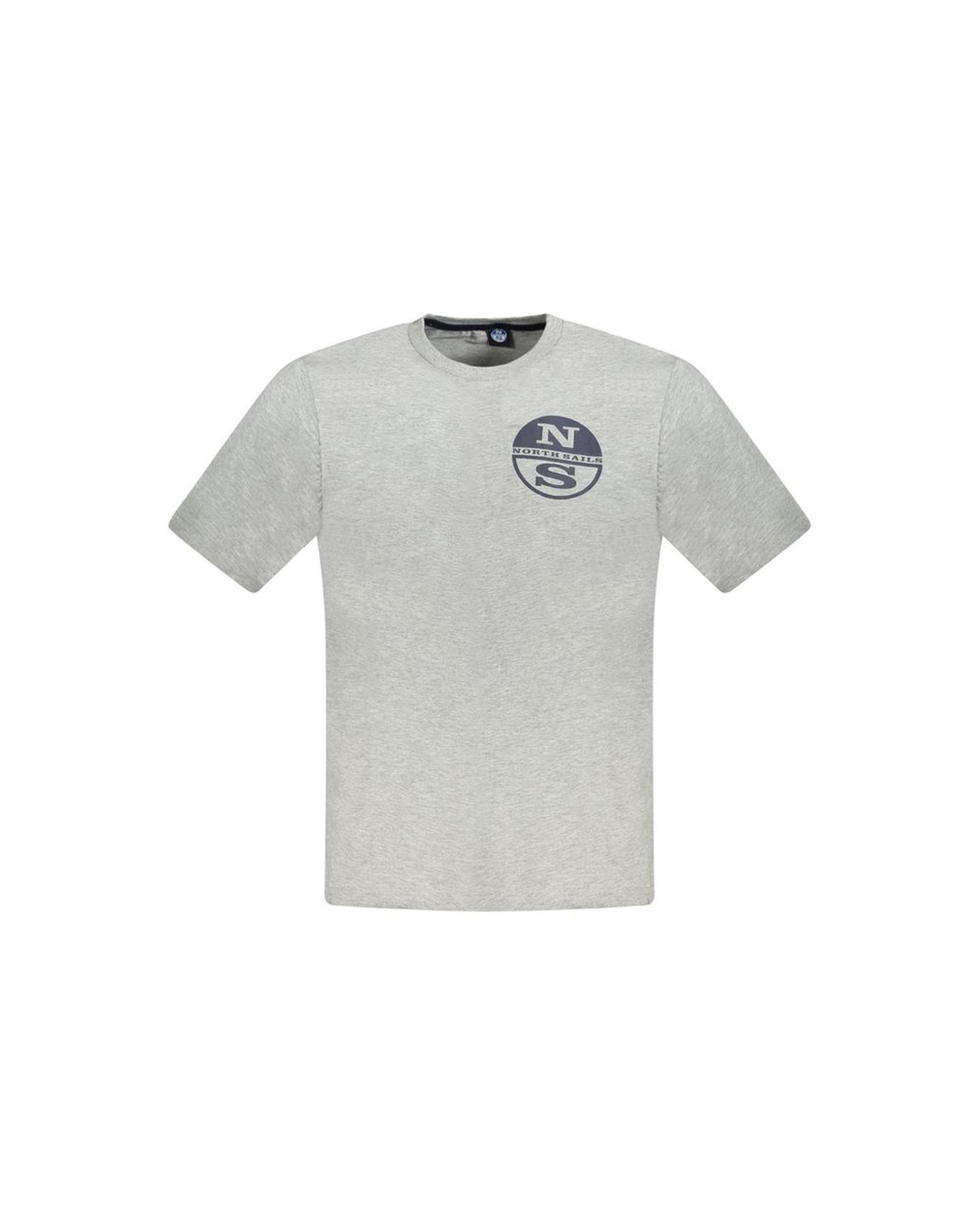V539-NO-33775-3XL-202506172015-00 North Sails Men's Gray Cotton T-Shirt - 3XL - Image 1