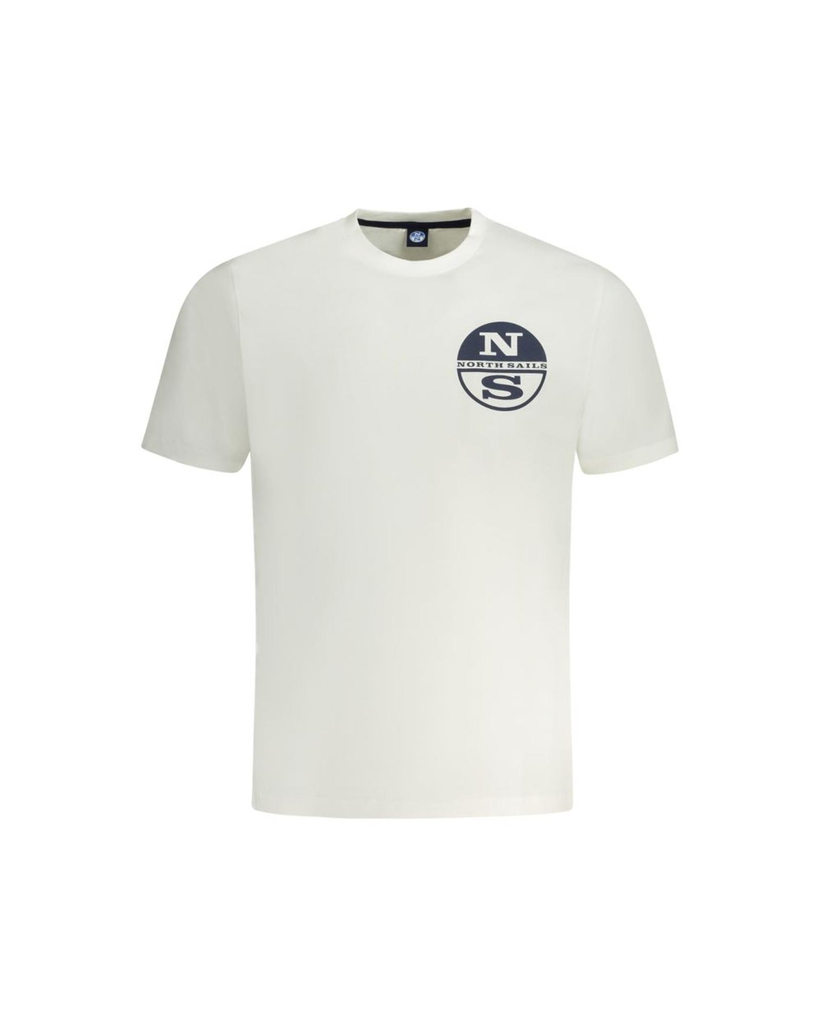 V539-NO-33976-XXL-202506172022-00 North Sails Men's White Cotton T-Shirt - 2XL - Image 1