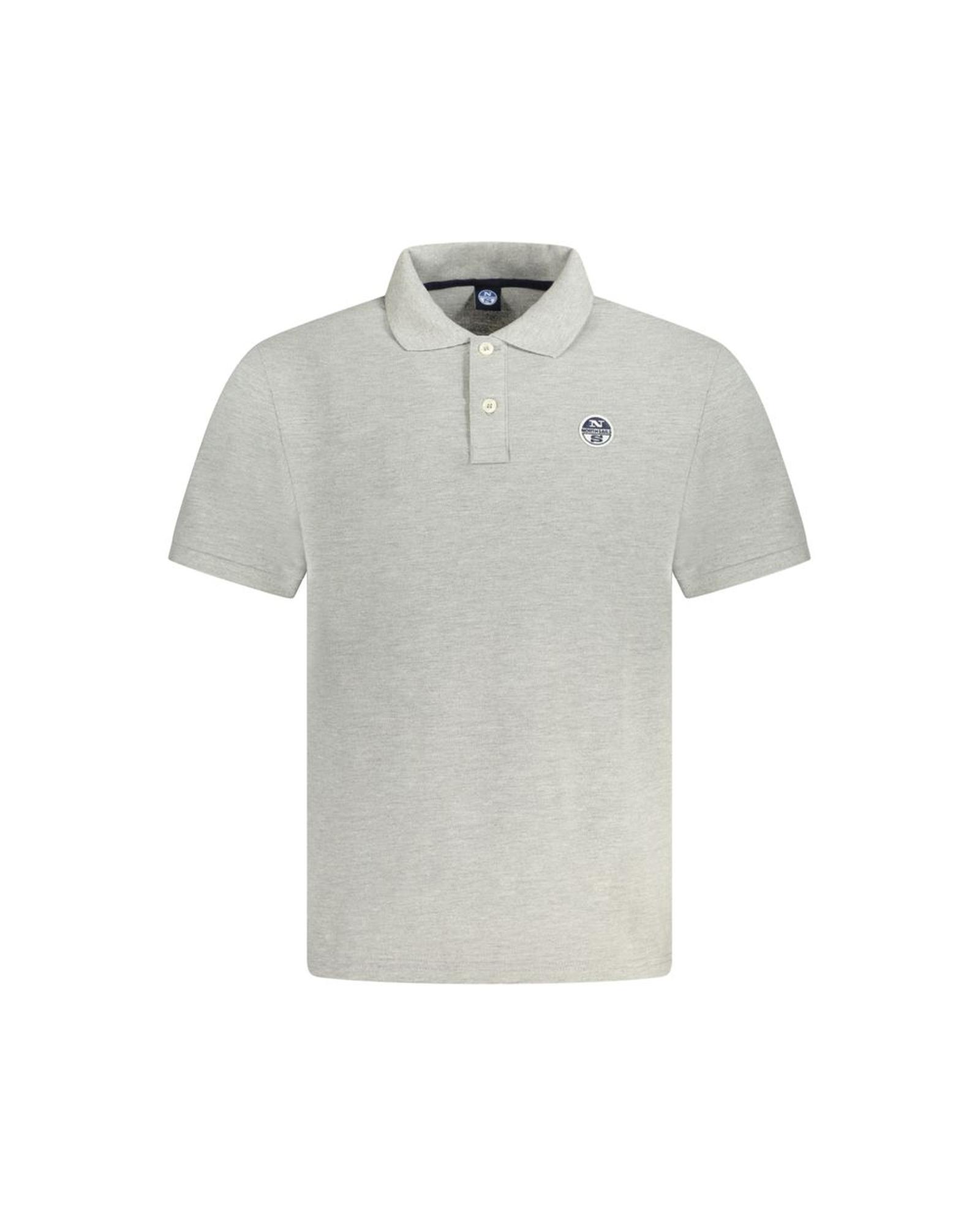 V539-NO-33978-L-202506172026-00 North Sails Men's Gray Cotton Polo Shirt - L - Image 1