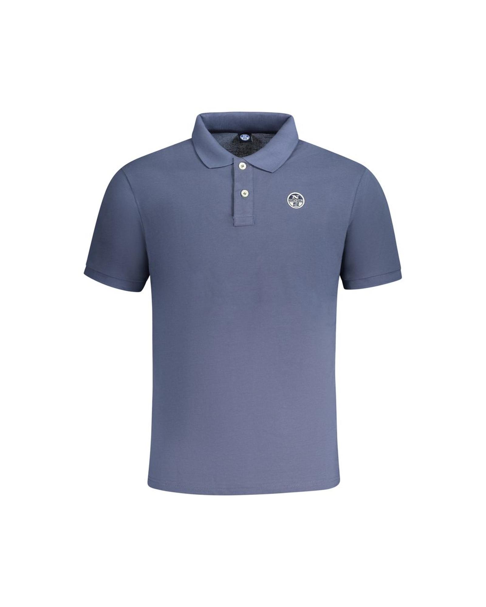 V539-NO-33982-M-202506172036-00 North Sails Men's Blue Cotton Polo Shirt - M - Image 1