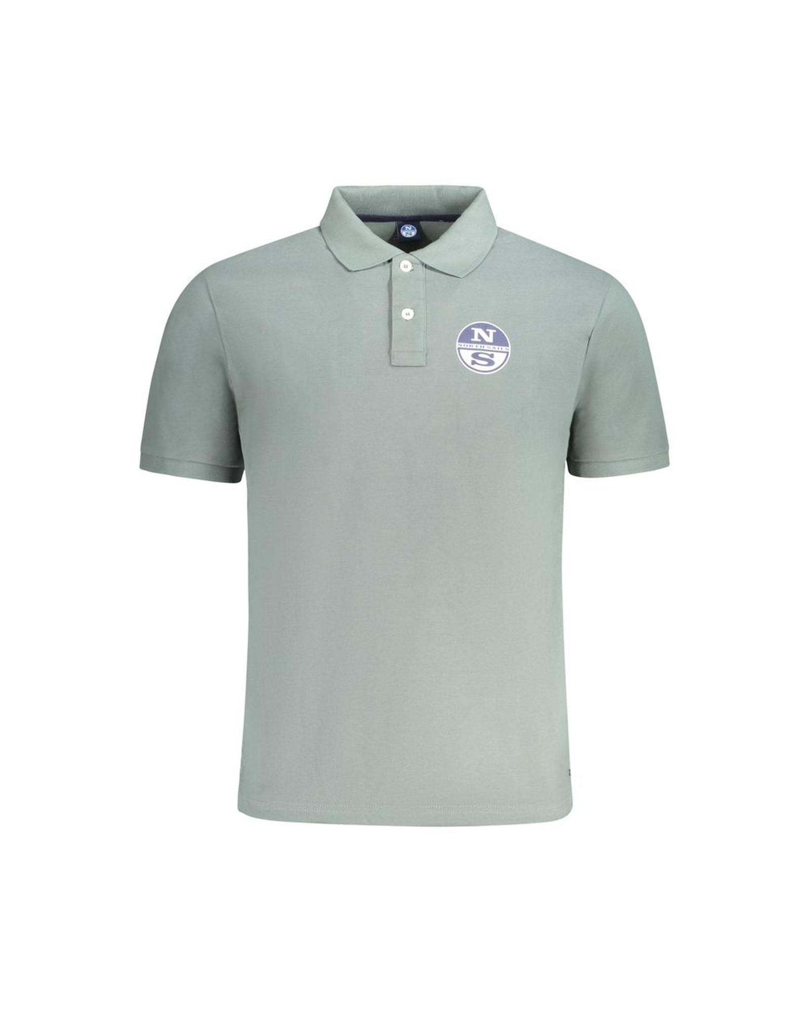 V539-NO-33984-XL-202506172042-00 North Sails Men's Green Cotton Polo Shirt - XL - Image 1
