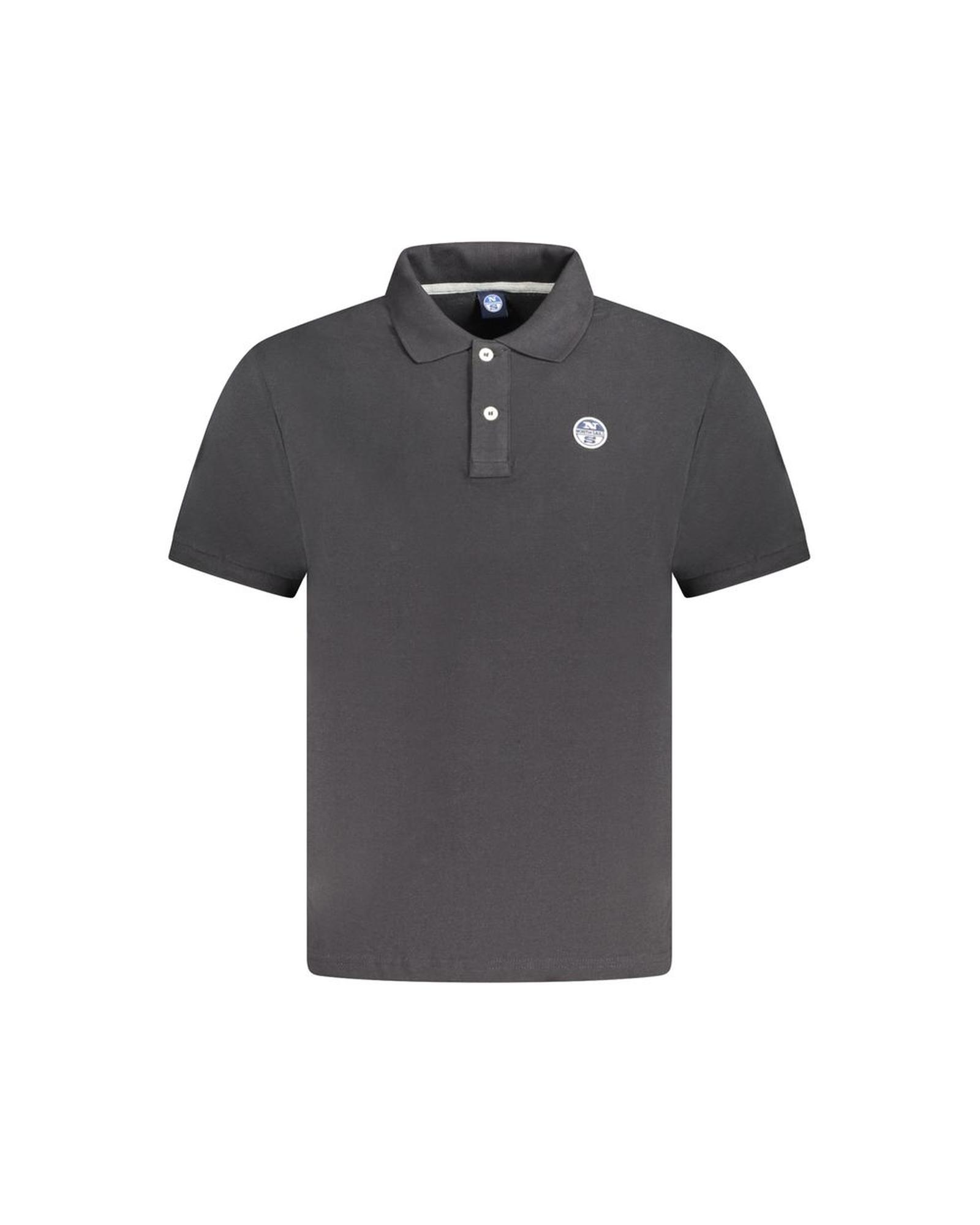 V539-NO-33985-3XL-202506172045-00 North Sails Men's Black Cotton Polo Shirt - 3XL - Image 1