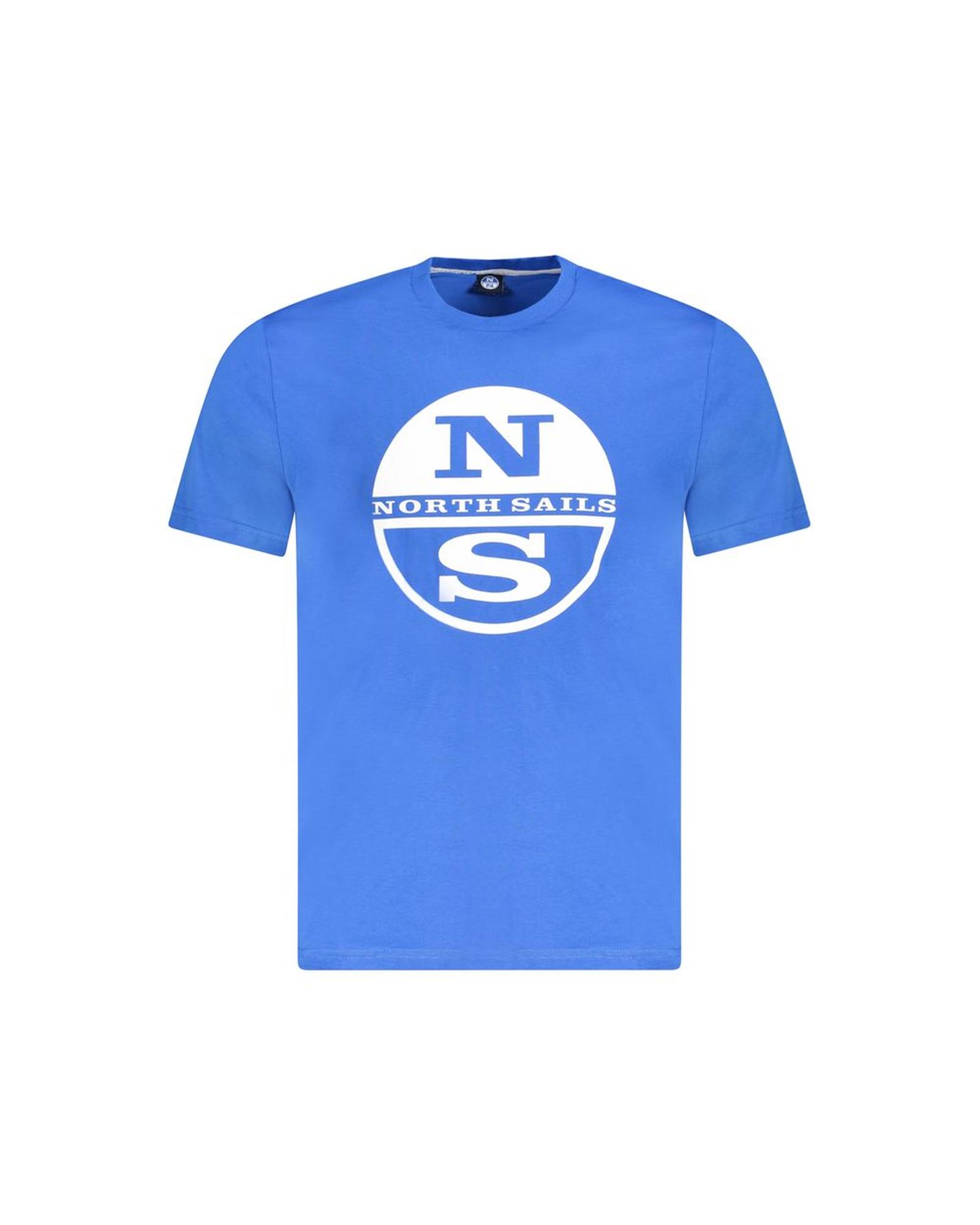 V539-NO-33990-M-202506172116-00 North Sails Men's Blue Cotton T-Shirt - M - Image 1