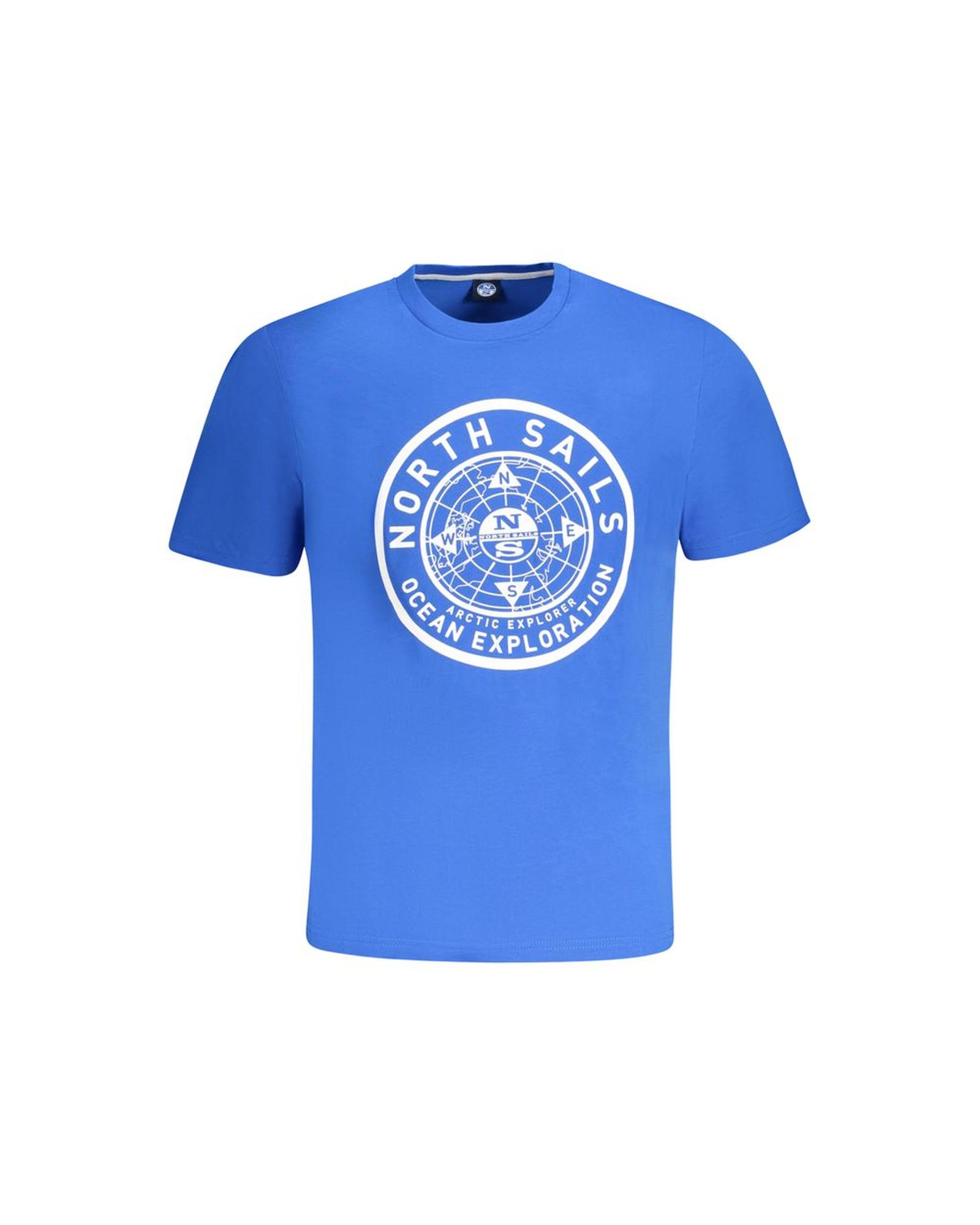 V539-NO-33991-XL-202506172120-00 North Sails Men's Blue Cotton T-Shirt - XL - Image 1