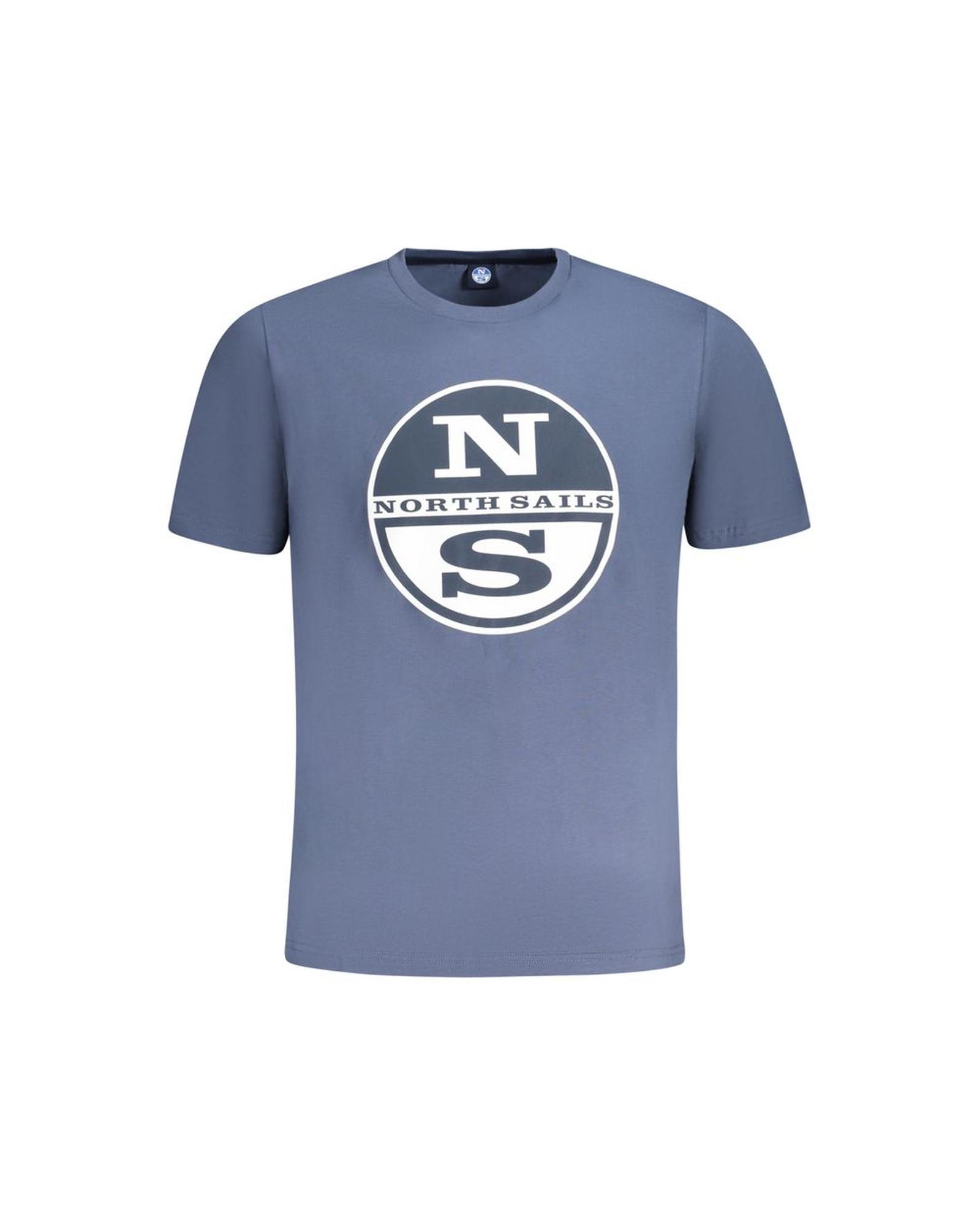 V539-NO-33992-XXL-202506172122-00 North Sails Men's Blue Cotton T-Shirt - 2XL - Image 1