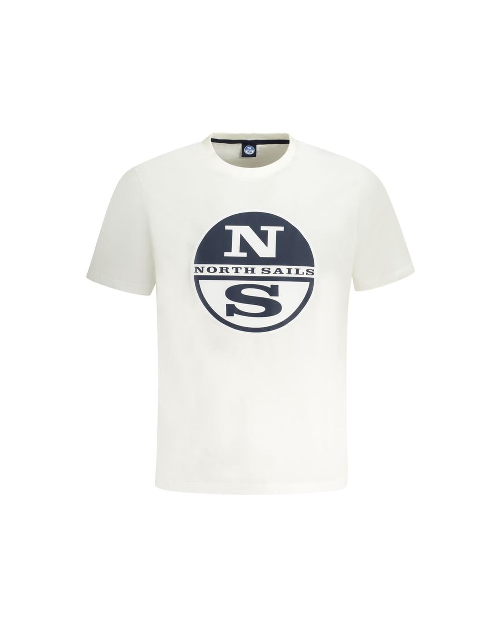 V539-NO-33993-3XL-202506172125-00 North Sails Men's White Cotton T-Shirt - 3XL - Image 1