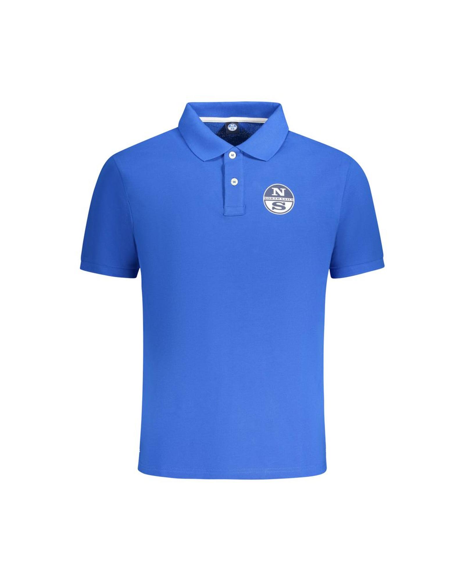 V539-NO-33995-M-202506172131-00 North Sails Men's Blue Cotton Polo Shirt - M - Image 1