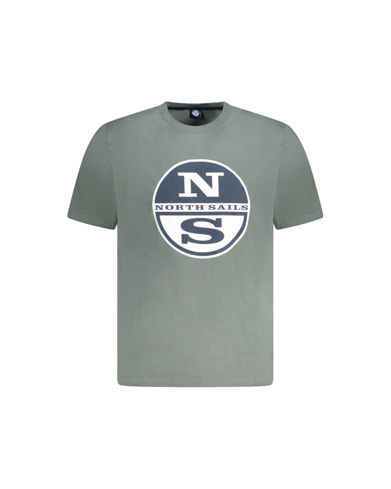 V539-NO-33997-XL-202506172135-00 North Sails Men's Green Cotton T-Shirt - XL - Image 1
