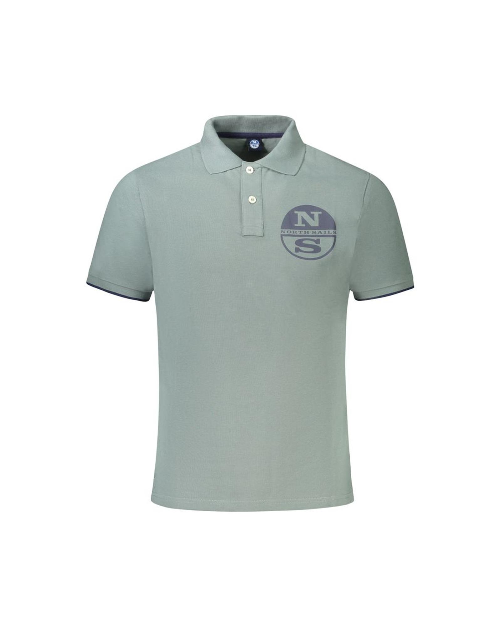 V539-NO-34303-L-202506172215-00 North Sails Men's Green Cotton Polo Shirt - L - Image 1