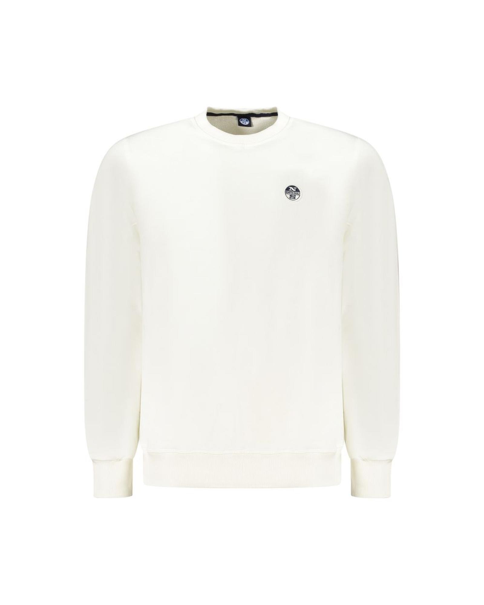 V539-NO-34350-S-202506172227-00 North Sails Men's White Cotton Sweater - S - Image 1